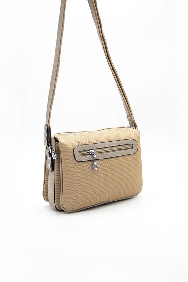 Silver & Polo SP784 Kadın Çapraz Çanta Petek Nut