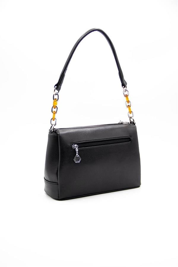 Silver & Polo SP910 Kadın Çapraz Çanta Düz Siyah