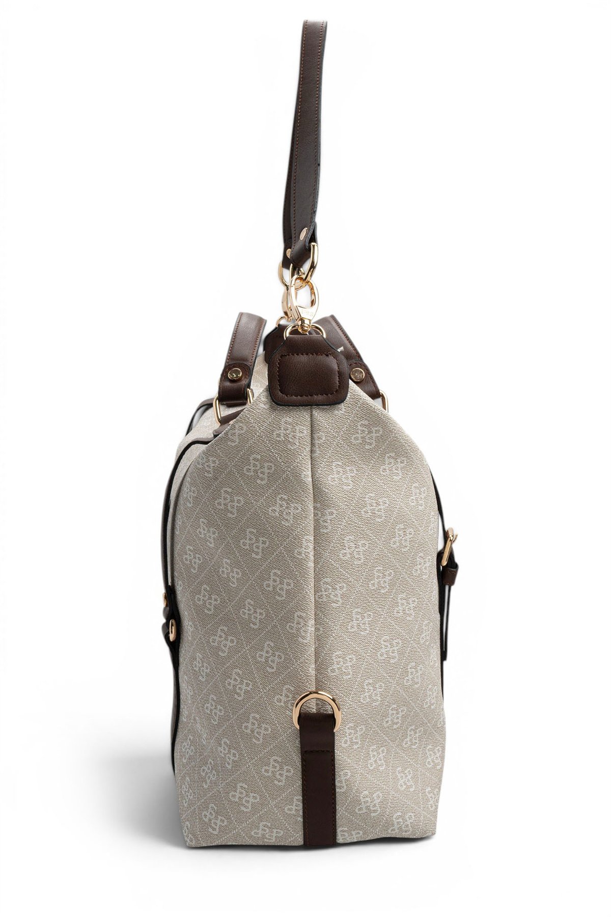 SP1064 Kadın Seyahat Çantası Monogram Taş-Kahve