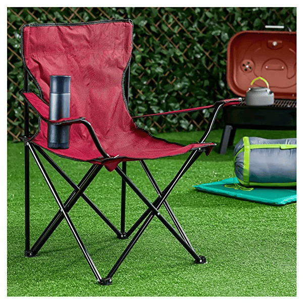 2 Sandalyeli Katlanır Kamp Seti 60x40 cm Masa ve Sandalye