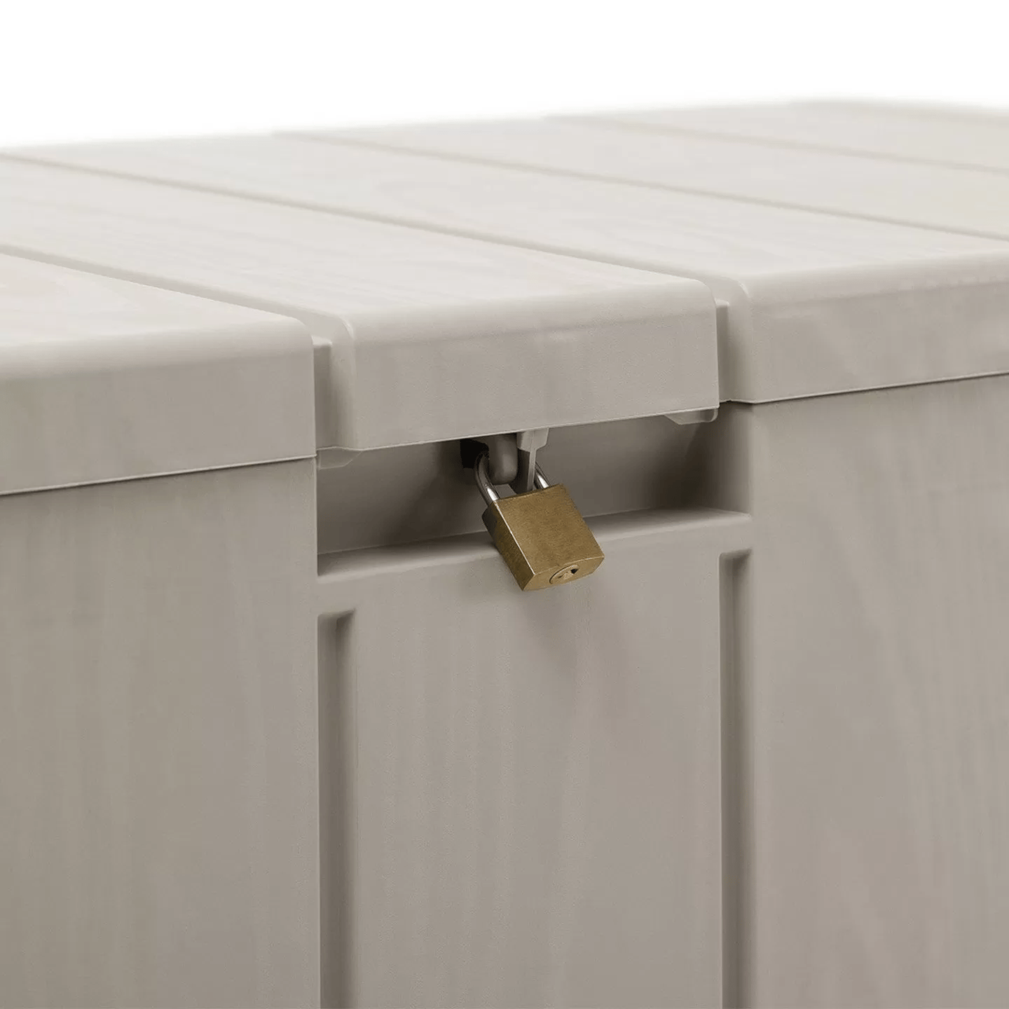 Bahçe Depolama Sandığı 270 L Kilit Yuvalı Plastik 117,5x45x56 cm