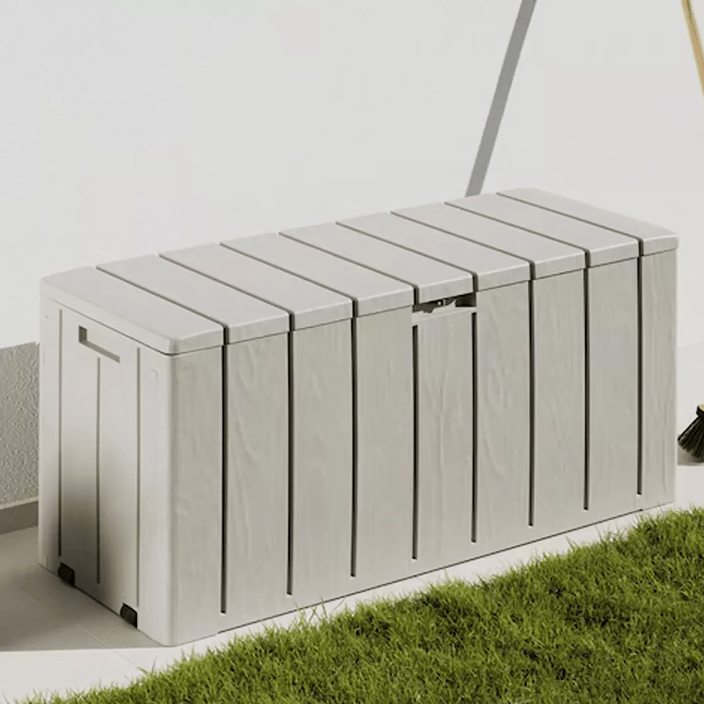 Bahçe Depolama Sandığı 270 L Kilit Yuvalı Plastik 117,5x45x56 cm