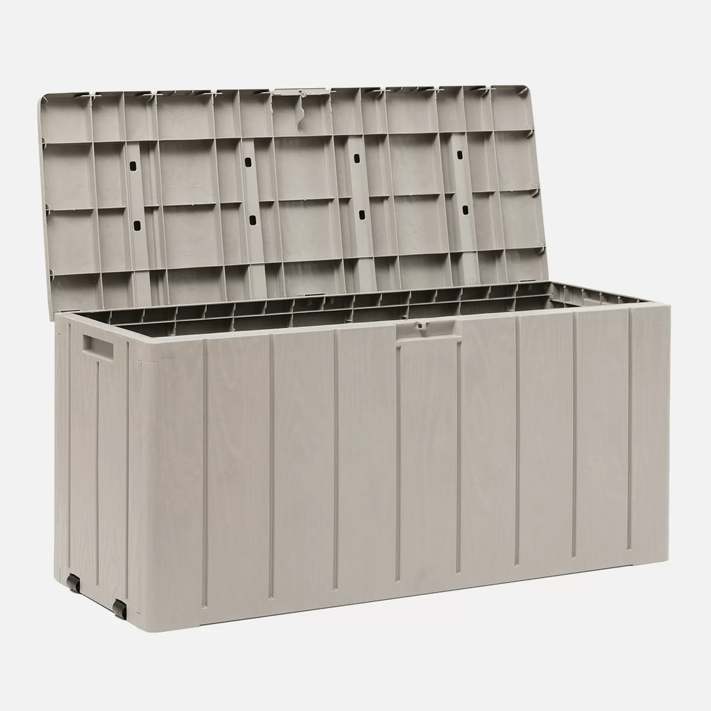 Bahçe Depolama Sandığı 270 L Kilit Yuvalı Plastik 117,5x45x56 cm