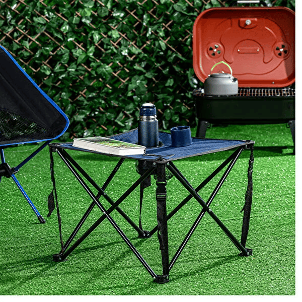 Katlanır Kamp Masası 47 cm Lacivert – Katlanabilir Kamp Masası