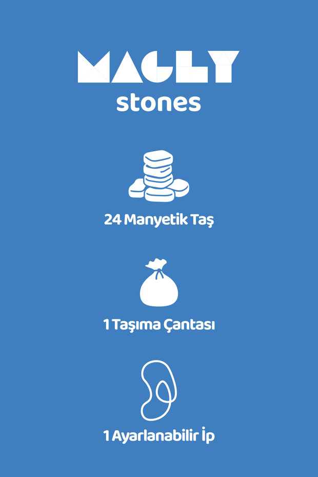 Magly Stones Manyetik Taş Oyunu 24 Parça