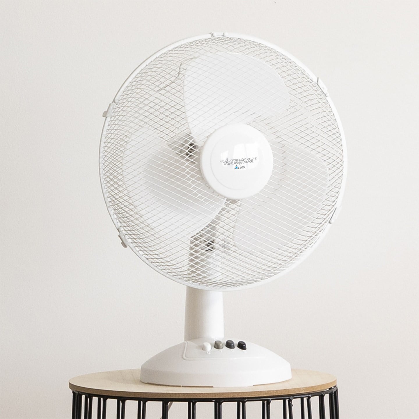 Masa Üstü Vantilatör 40W Beyaz 30 cm