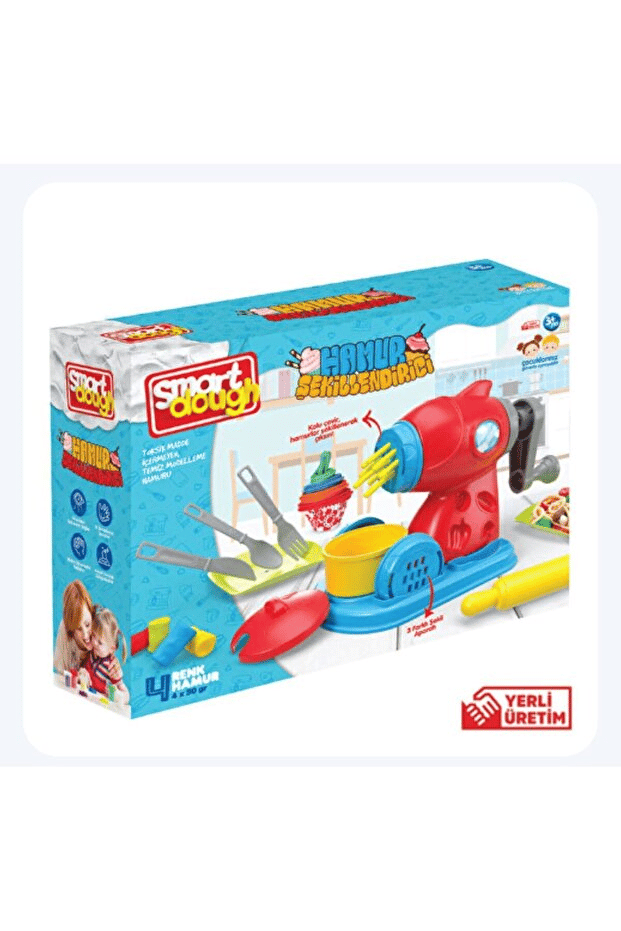 Oyun Hamuru Şekillendirici Mutfak Seti 4x50 gr Hamurlu 3+ Yaş