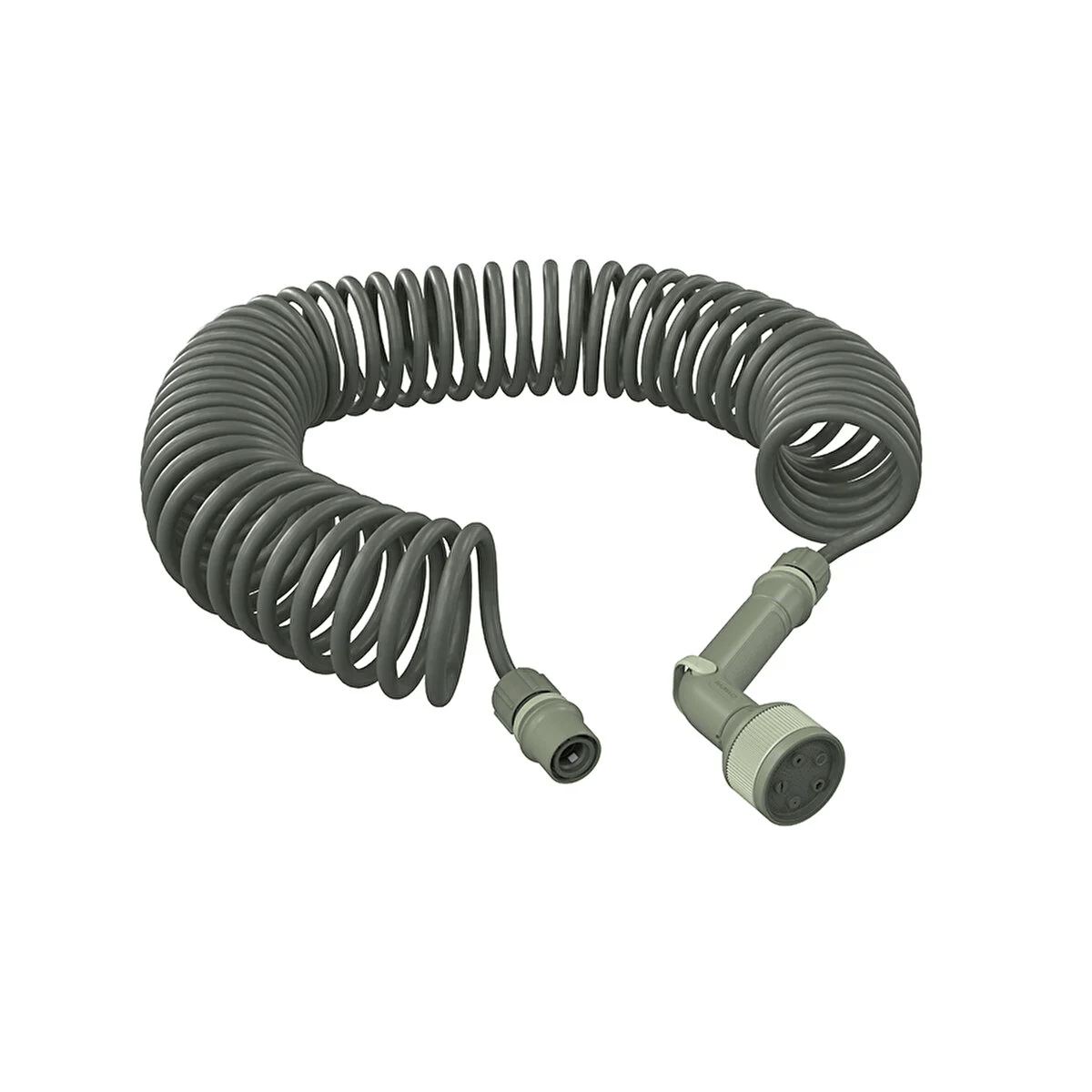 Verve Spiral Hortum Seti 15 Metre – Gül Başlıklı Tabancalı Bahçe Sulama Hortumu