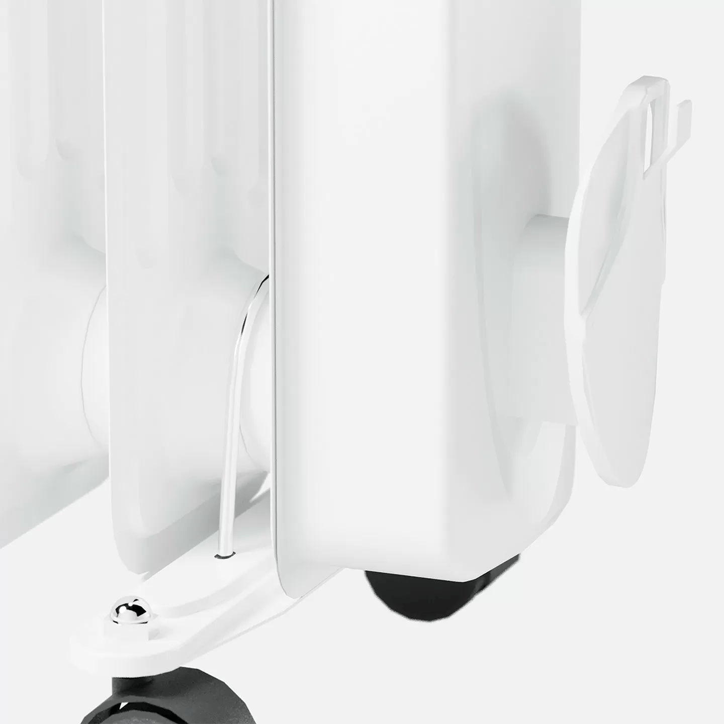 Voltomat 2000W Termostatlı Yağlı Radyatör – 9 Dilim, 3 Kademe (800/1200/2000W), Tekerlekli, Beyaz (20 m²)