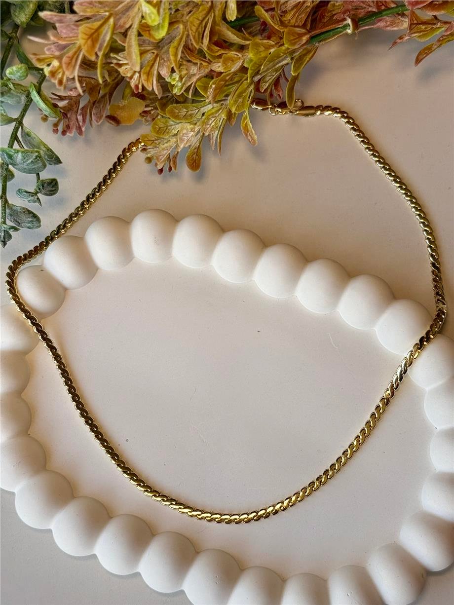 14 k kuyumcu model zincir kolye 45 cm 