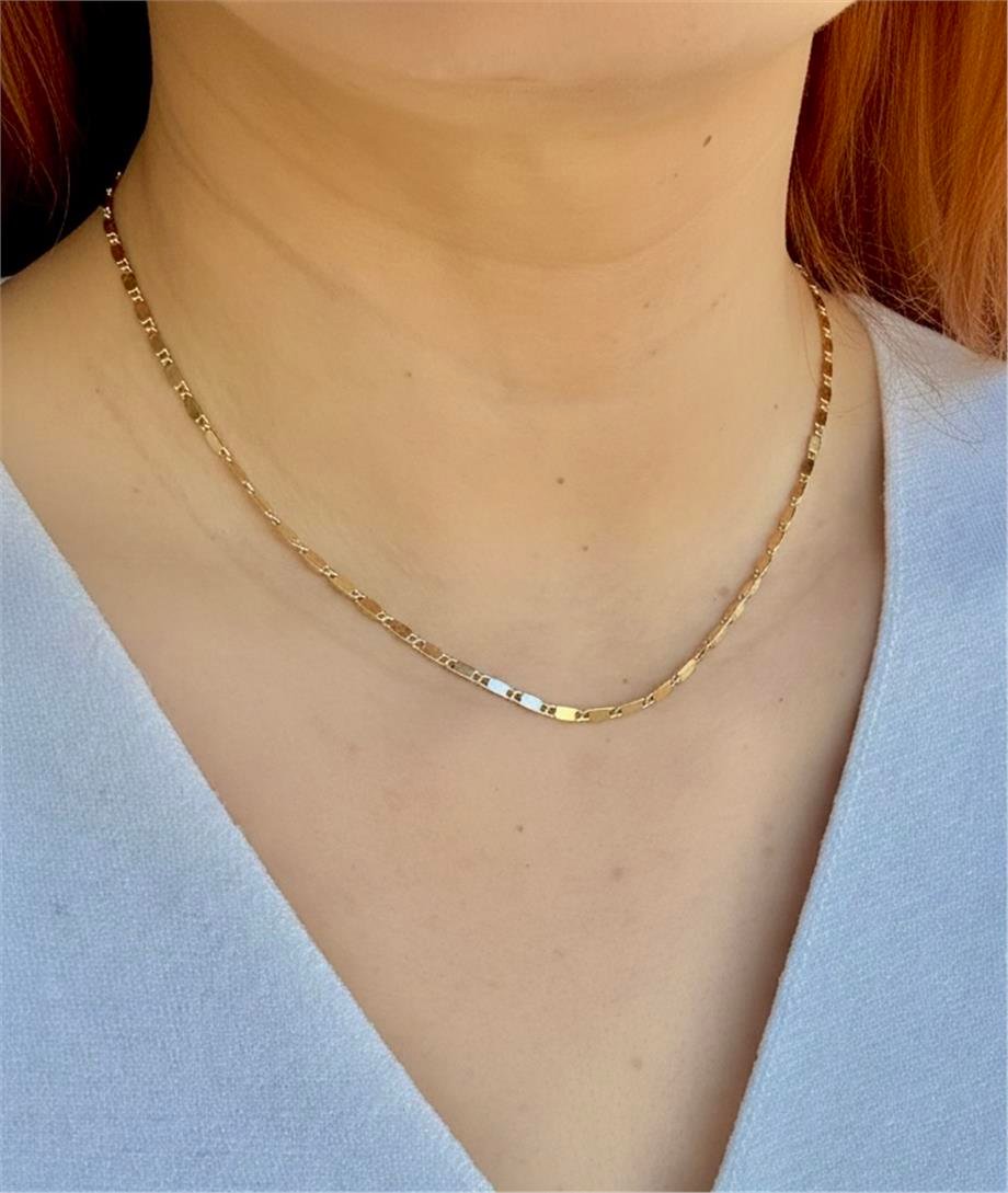 14k pul zincir kolye 45 cm 