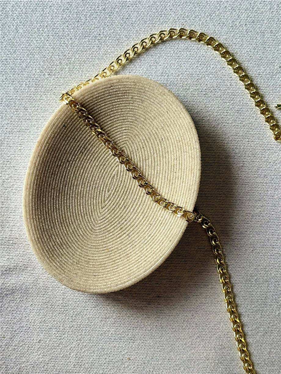 57 Cm Gold Zincir Kolye  