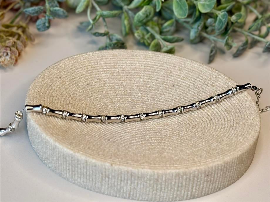 Kemik Model Silver Bileklik