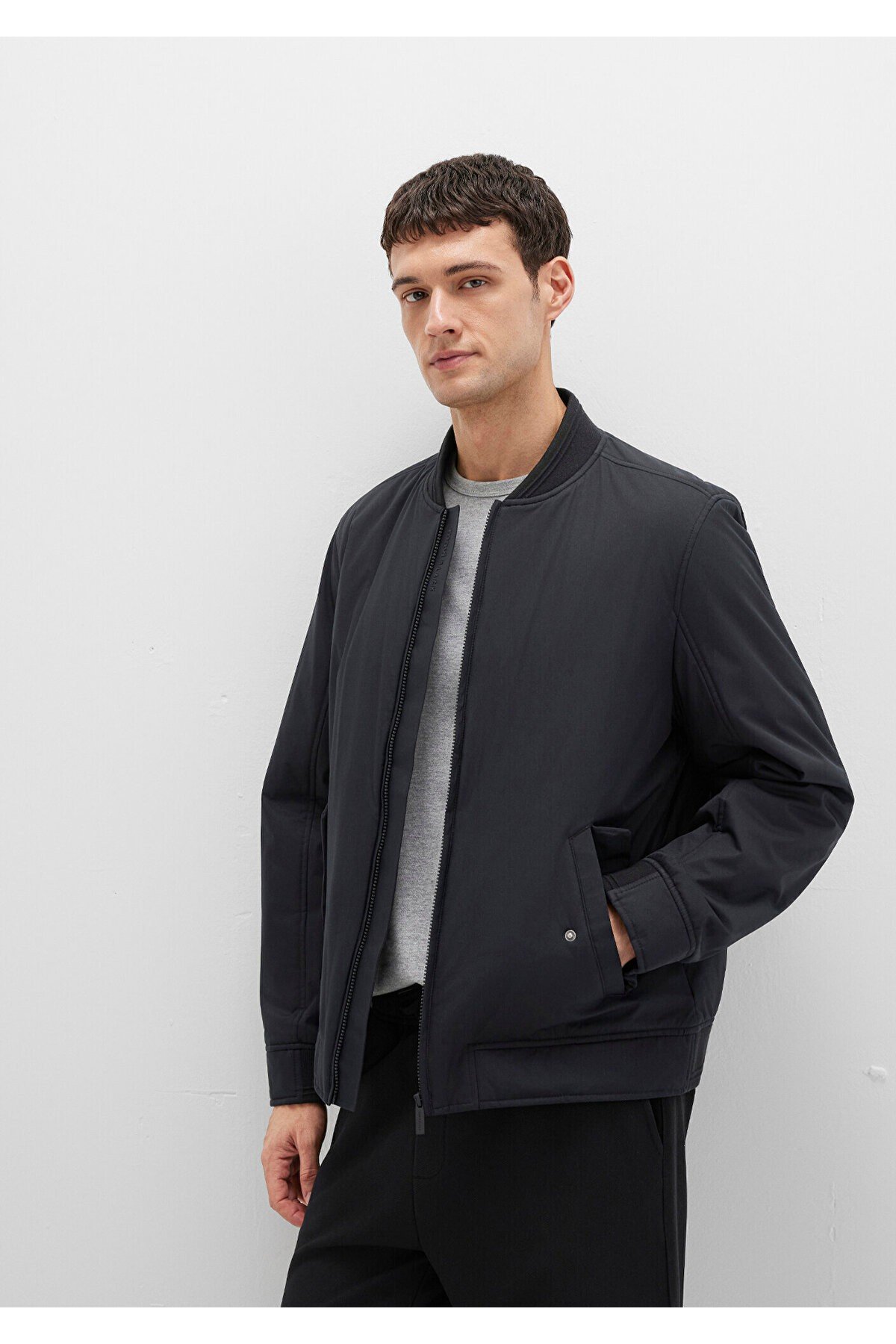 Black Siyah Bomber Ceket 0110616-71379