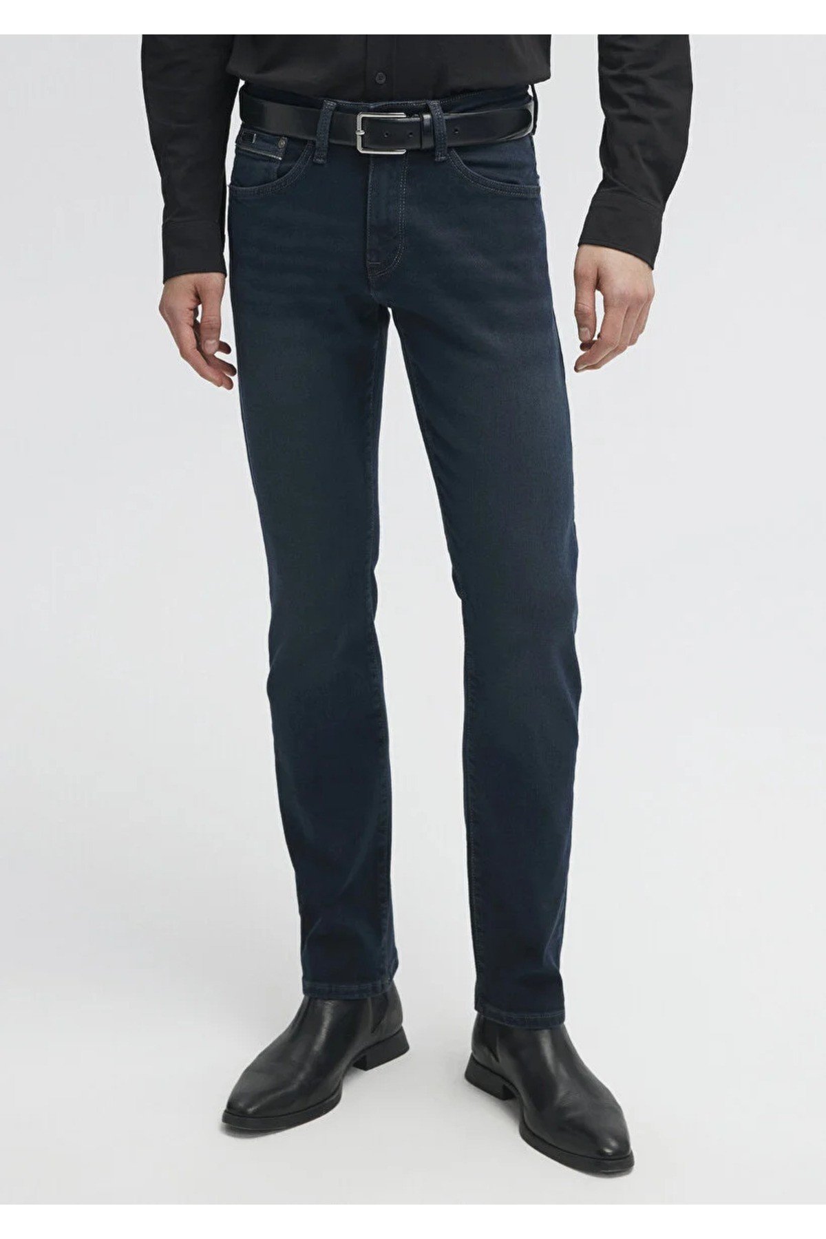 Erkek Lacivert M0037829624 Martin Straight Leg