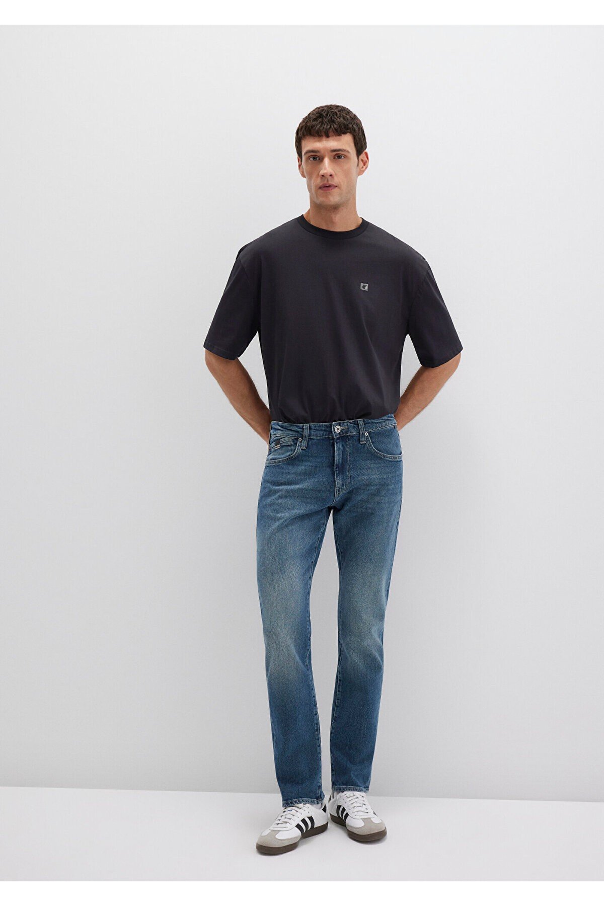 Jake Mavi Pro Indigo Puslu Comfort Jean Pantolon 0042289336
