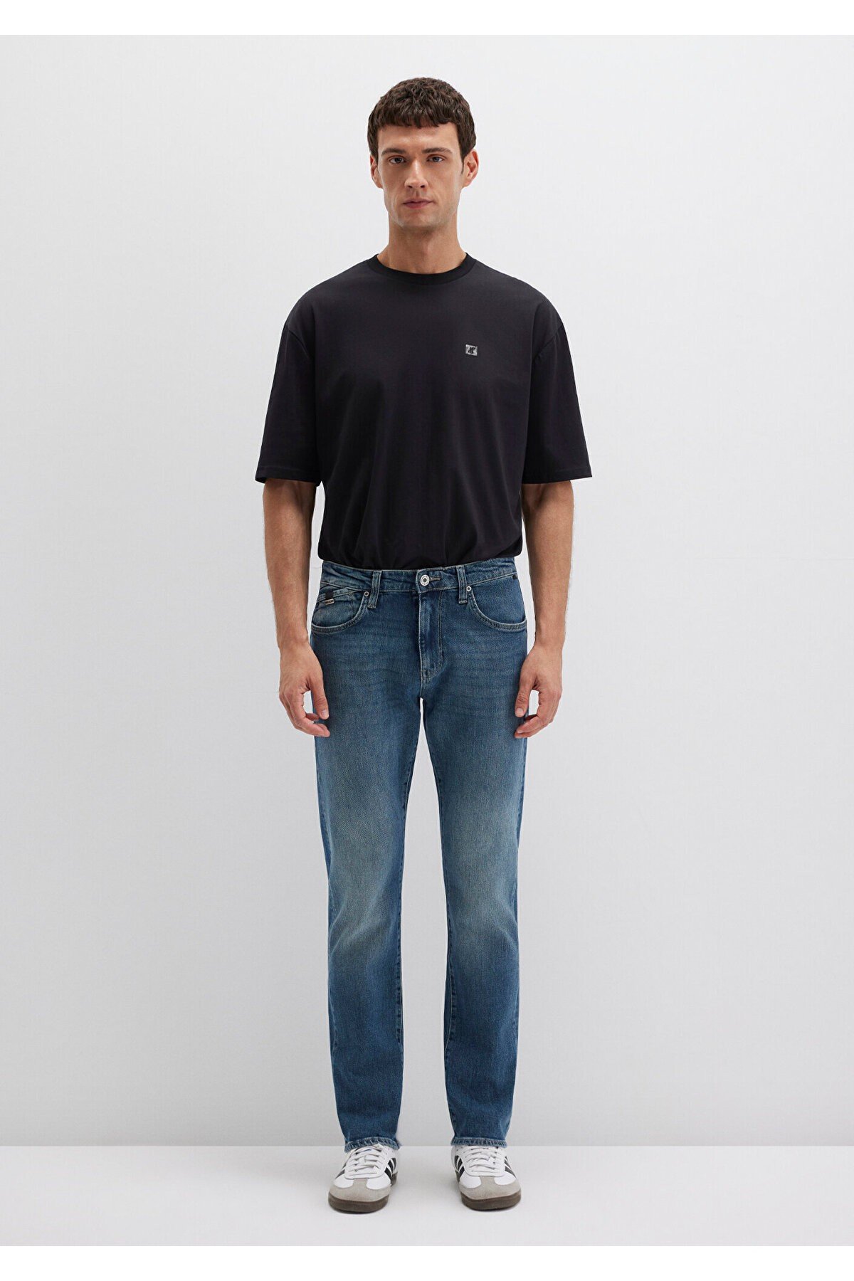 Jake Mavi Pro Indigo Puslu Comfort Jean Pantolon 0042289336