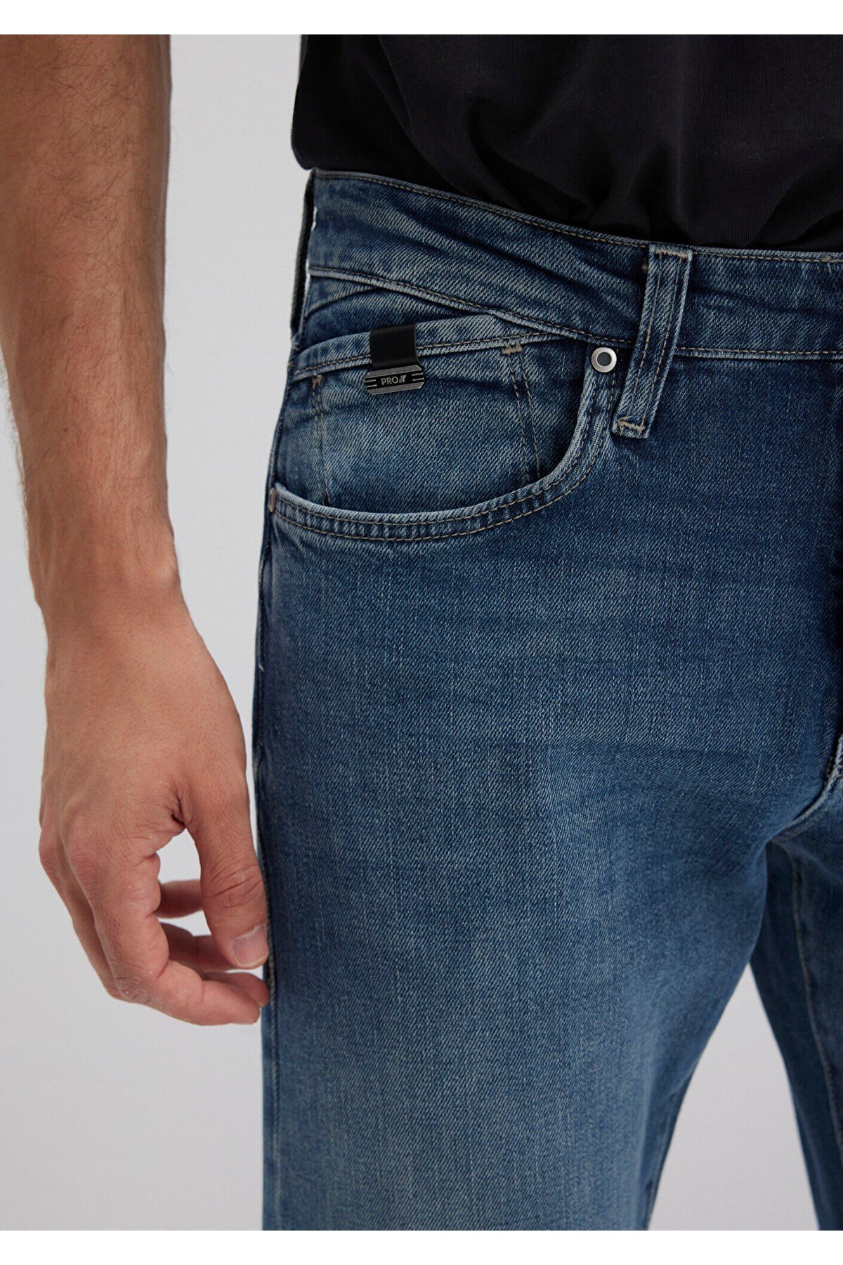 Jake Mavi Pro Indigo Puslu Comfort Jean Pantolon 0042289336