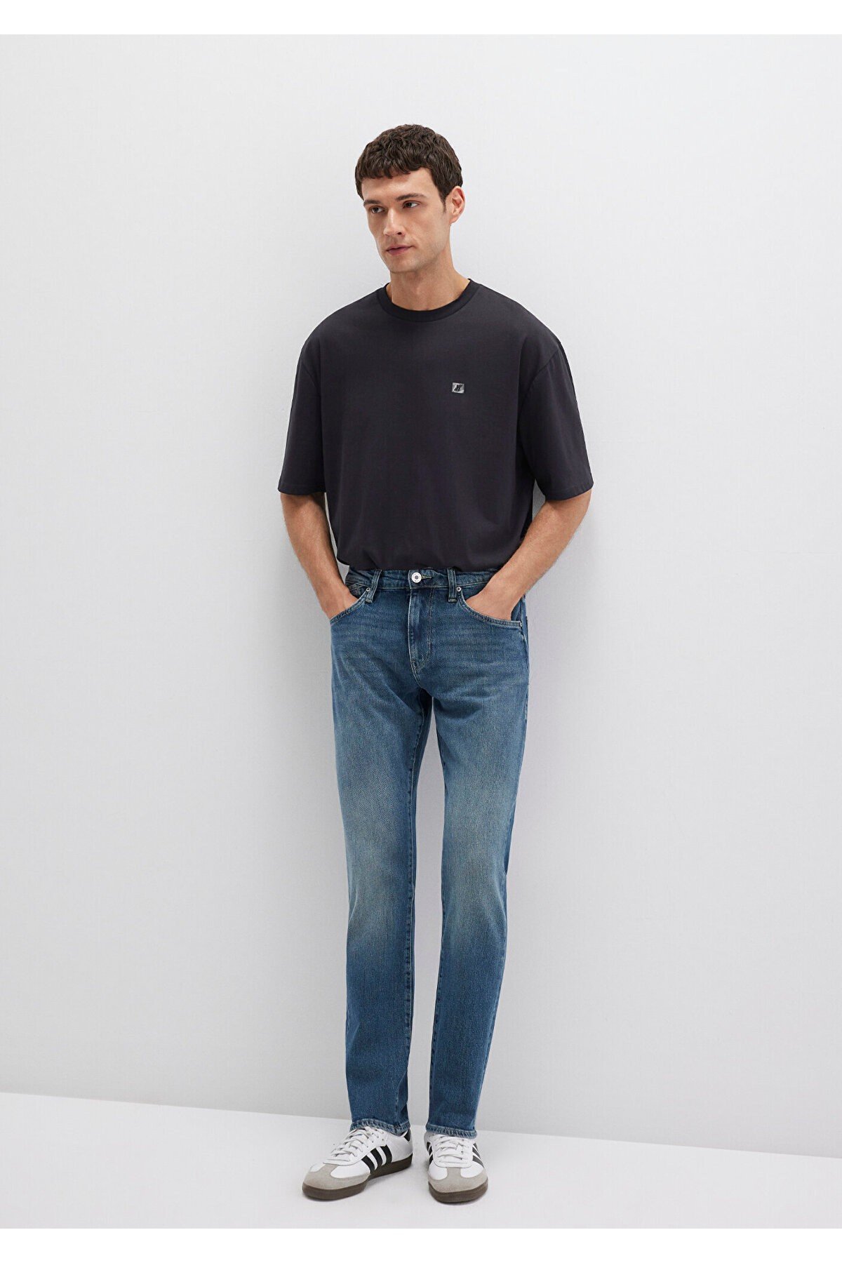 Jake Mavi Pro Indigo Puslu Comfort Jean Pantolon 0042289336