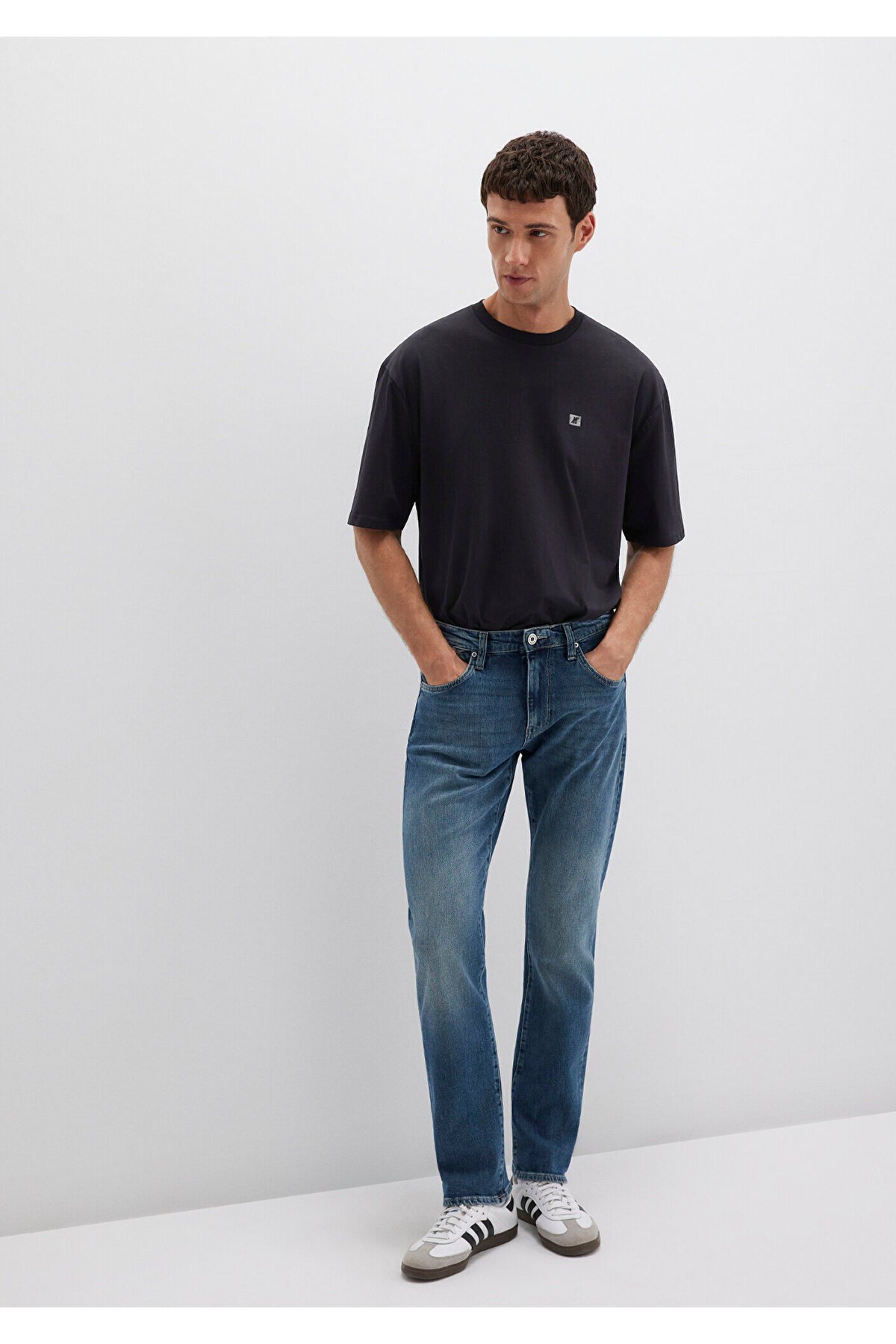 Jake Mavi Pro Indigo Puslu Comfort Jean Pantolon 0042289336