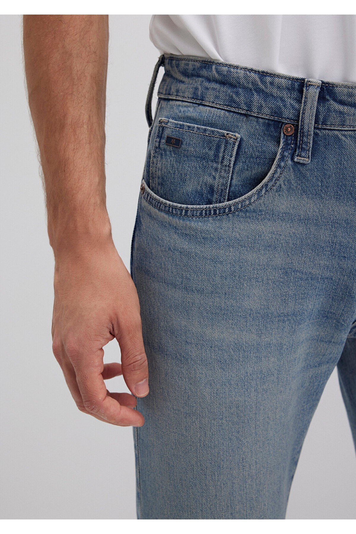 James Classic Denim Puslu İndigo Mavisi Jean Pantolon 0042489278