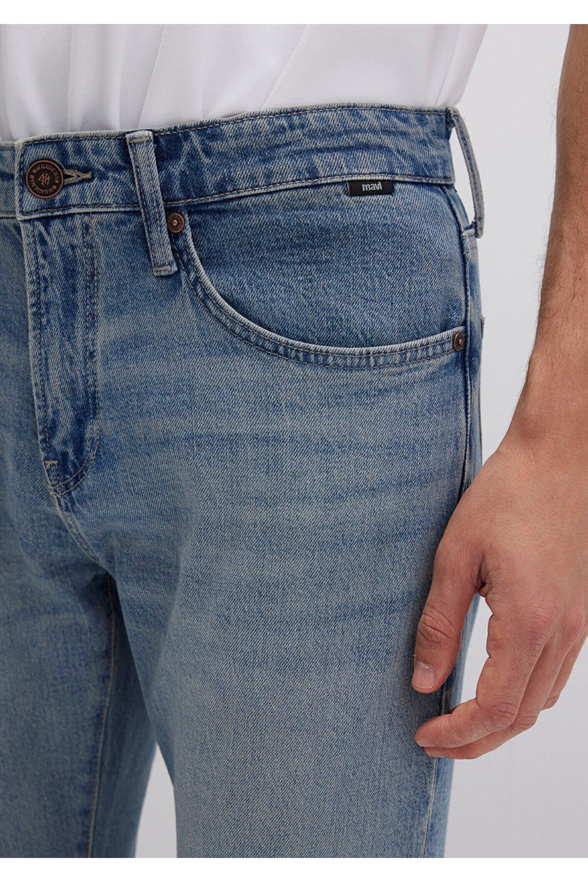 James Classic Denim Puslu İndigo Mavisi Jean Pantolon 0042489278