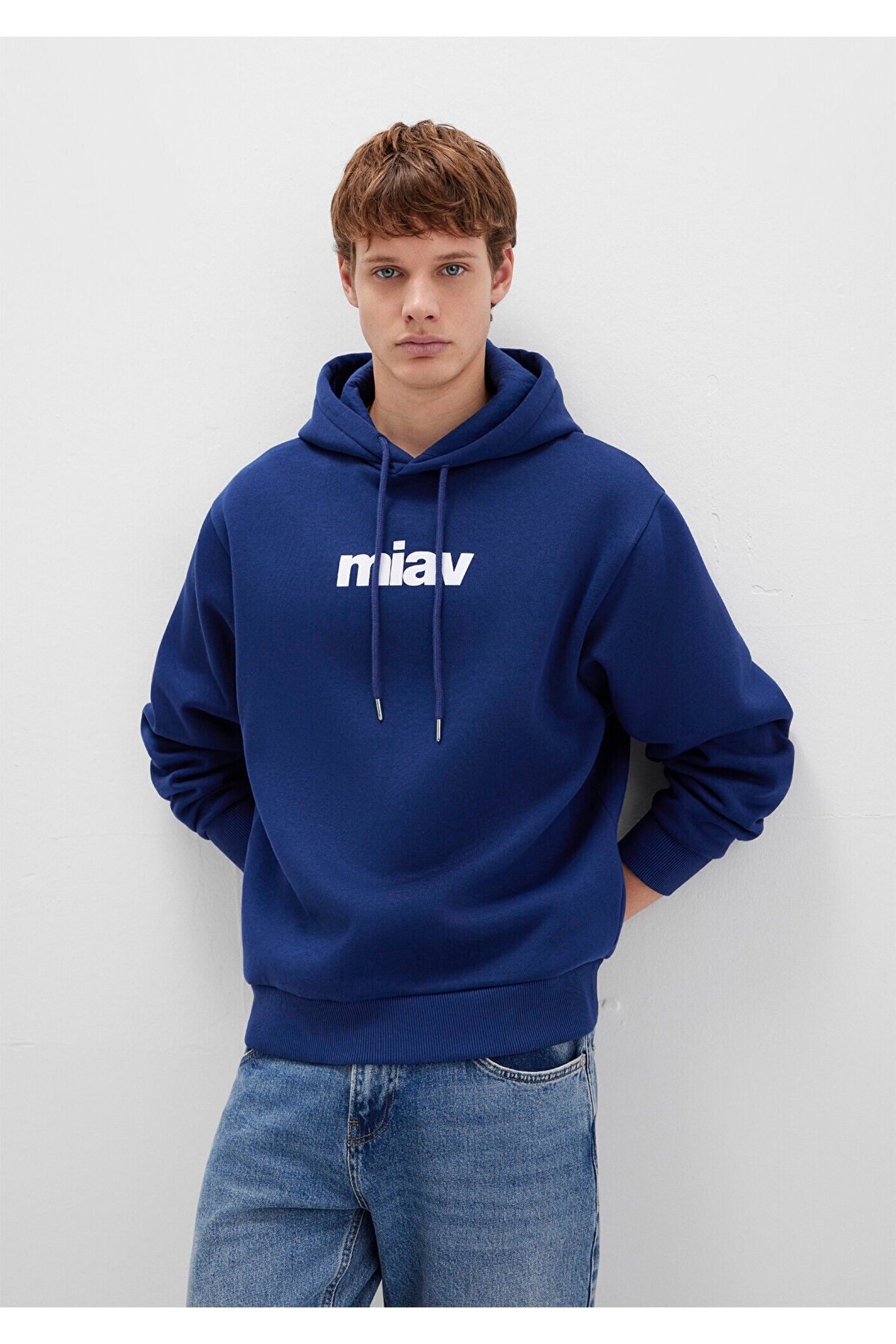 Miav Baskılı Kapüşonlu Sweatshirt 0S10001-70722