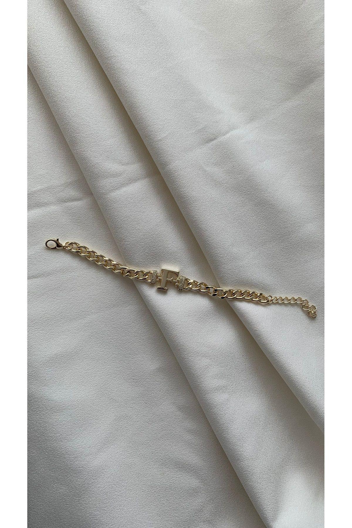 gold harf bileklik
