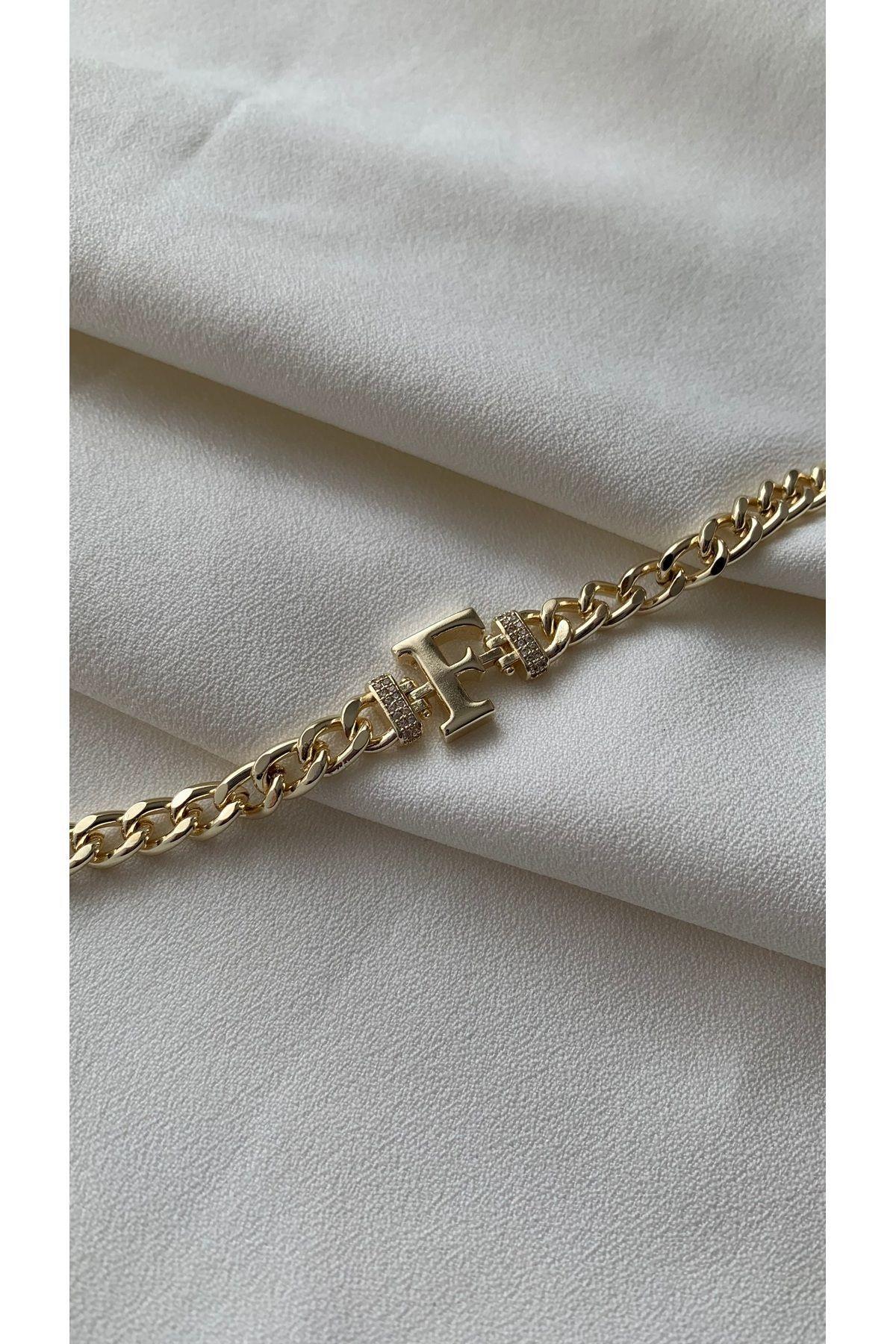 gold harf bileklik