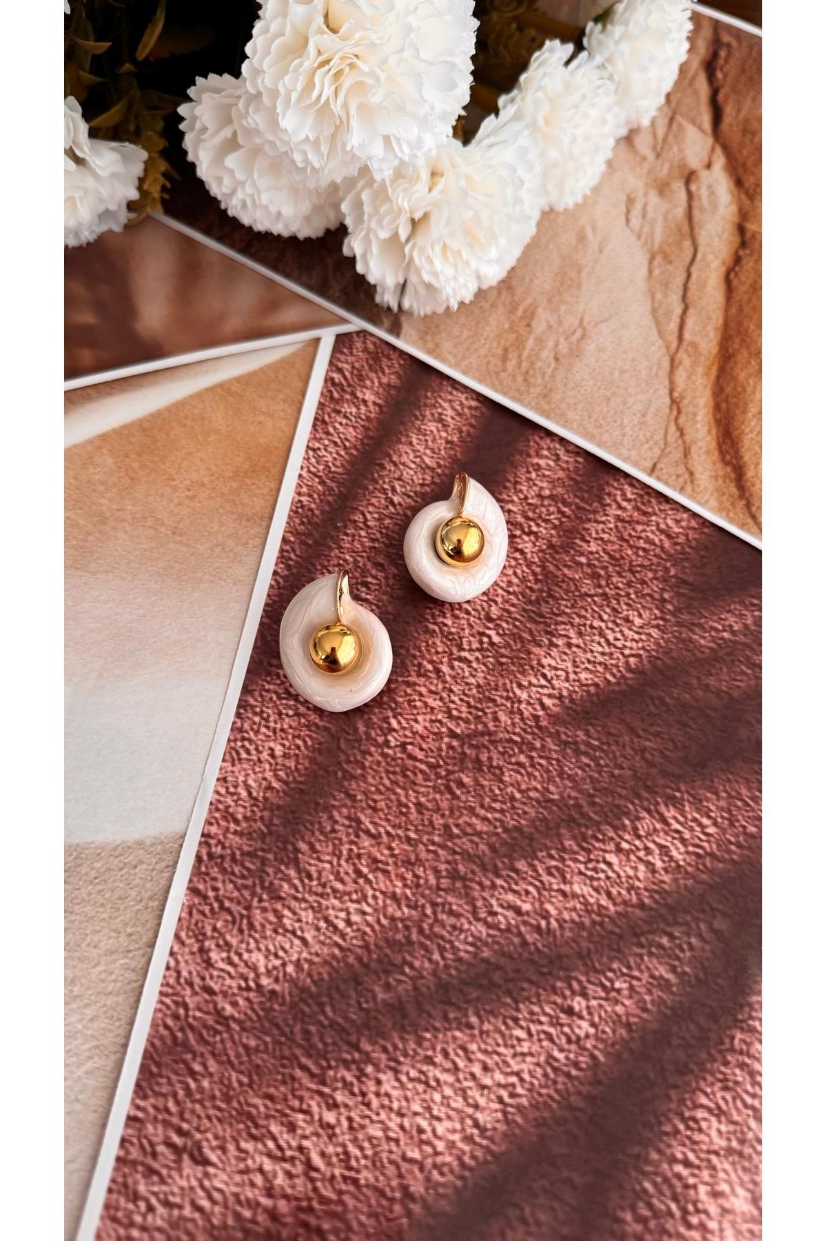 İstiridye pinterest küpe