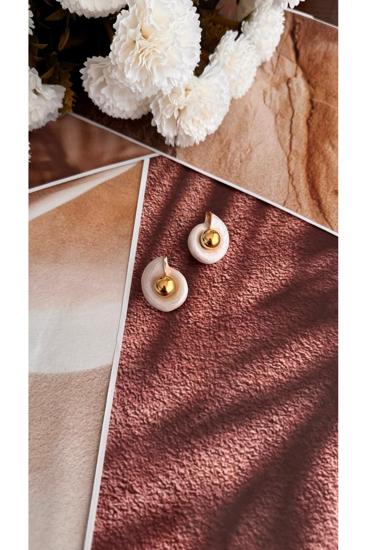 İstiridye pinterest küpe