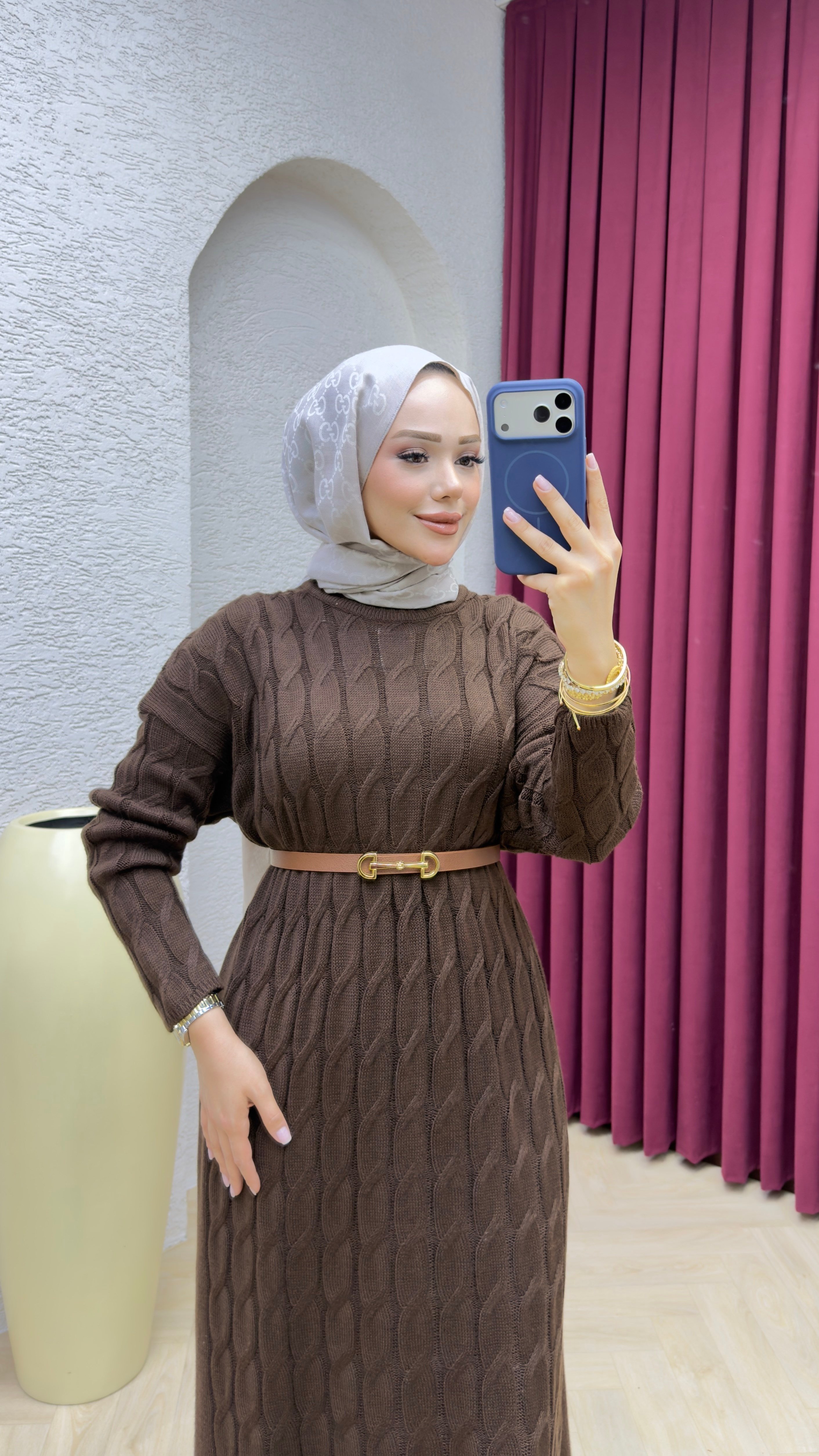 Arya Elbise 3024 Kahve