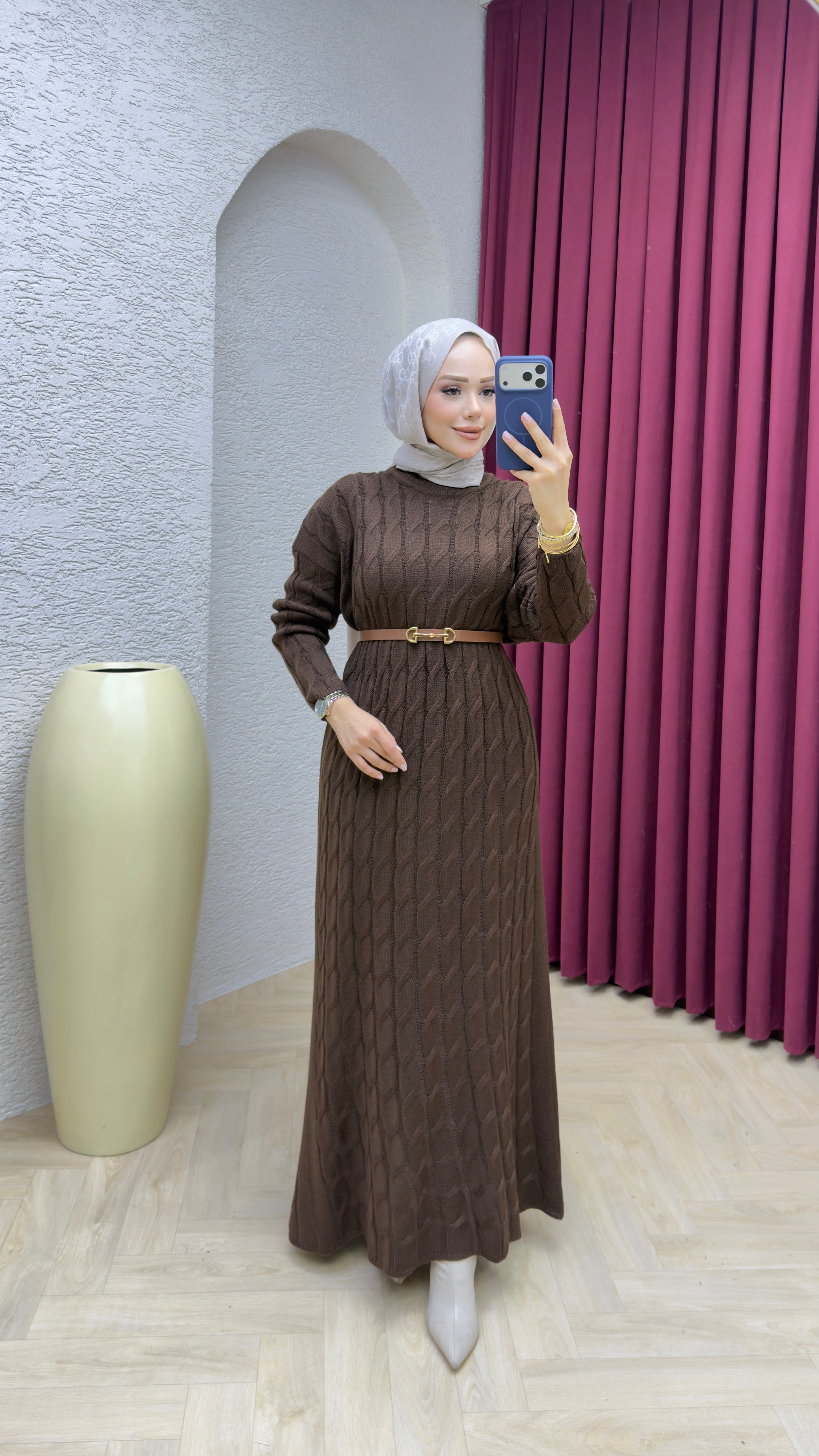 Arya Elbise 3024 Kahve