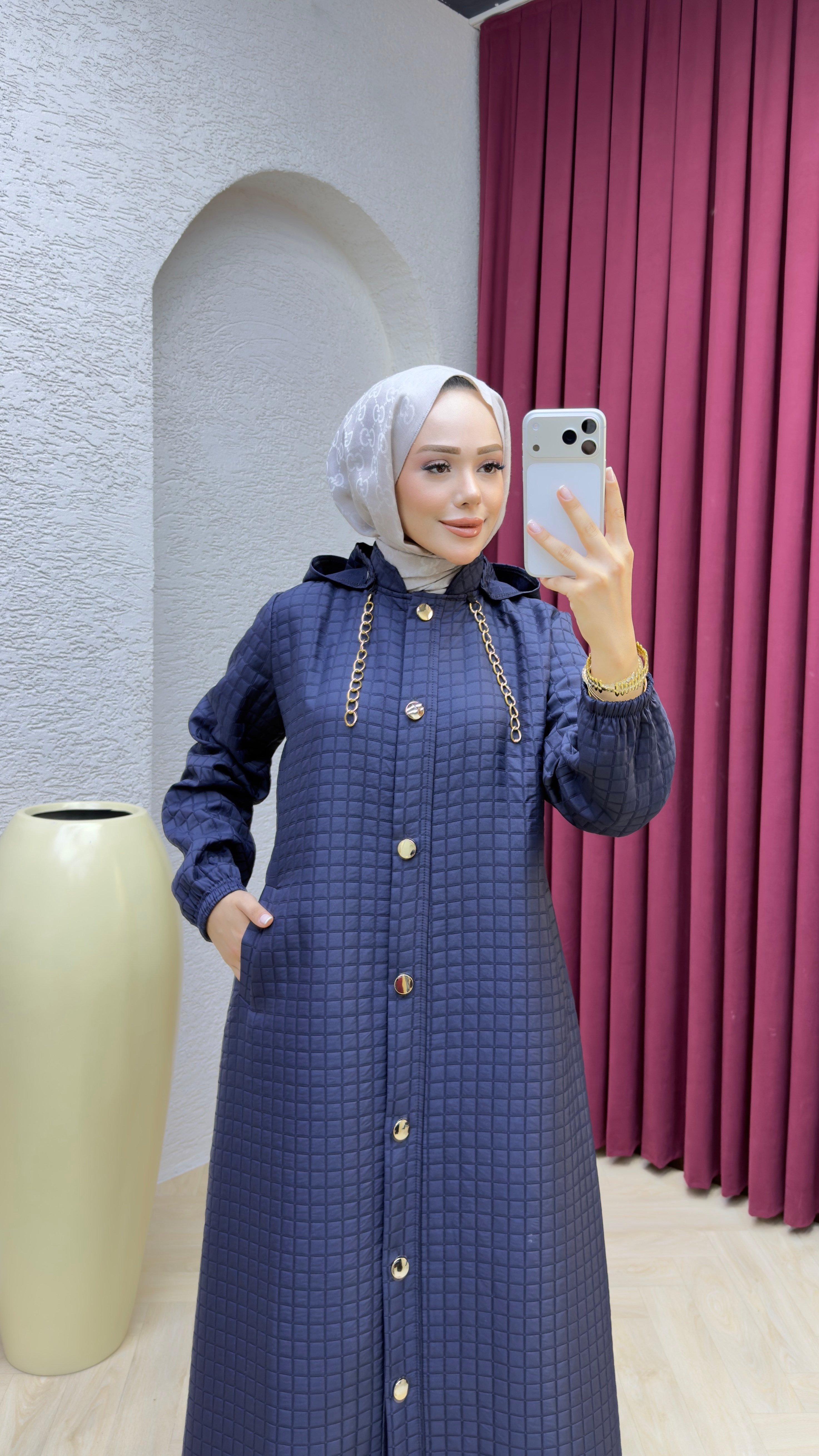 Başak Kapitone Kap 2070 Lacivert
