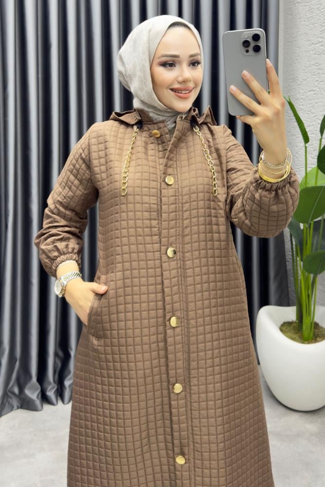 Başak Kapitone Kap | Kahverengi