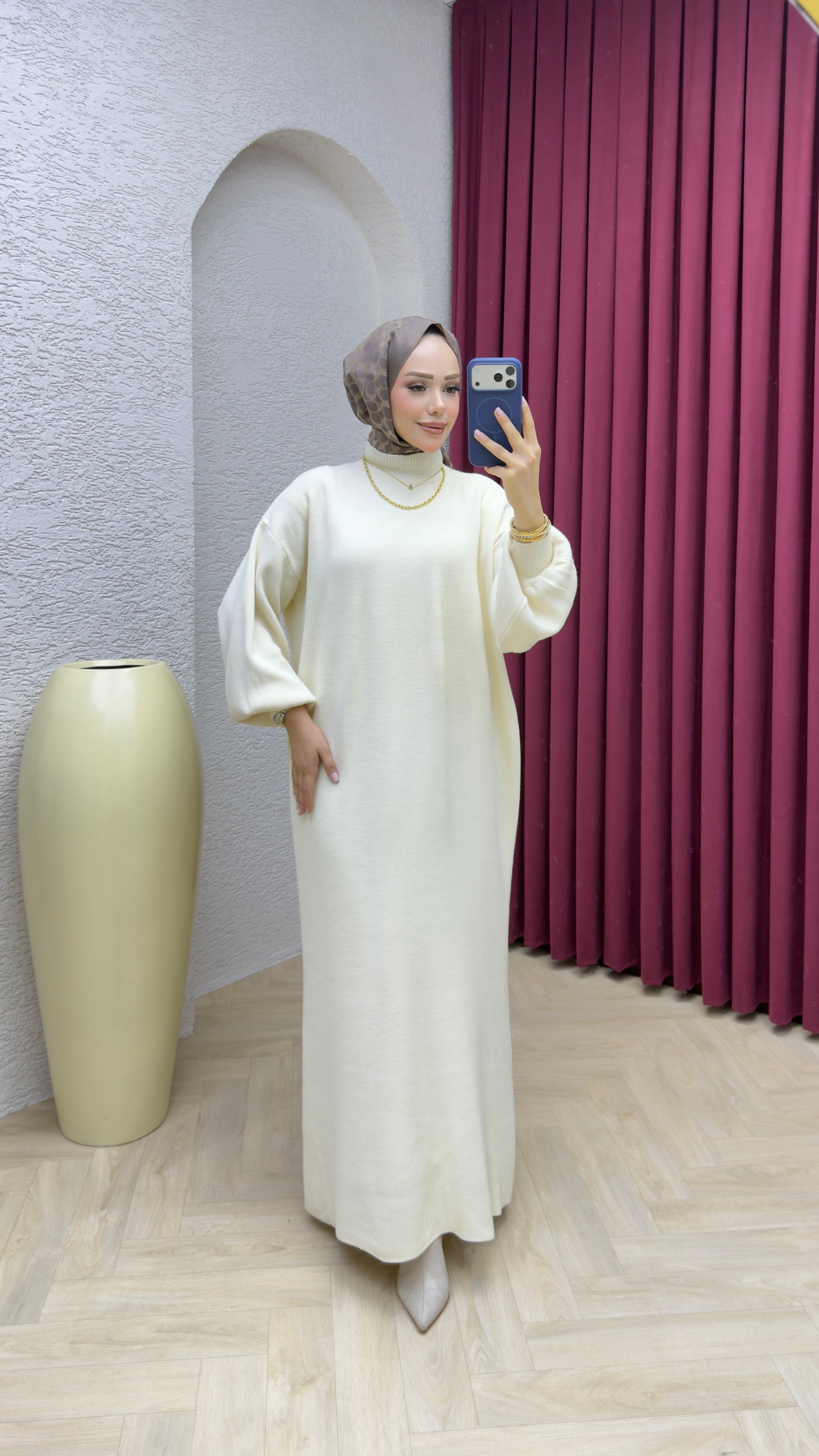 Buse Elbise 3048 Ten