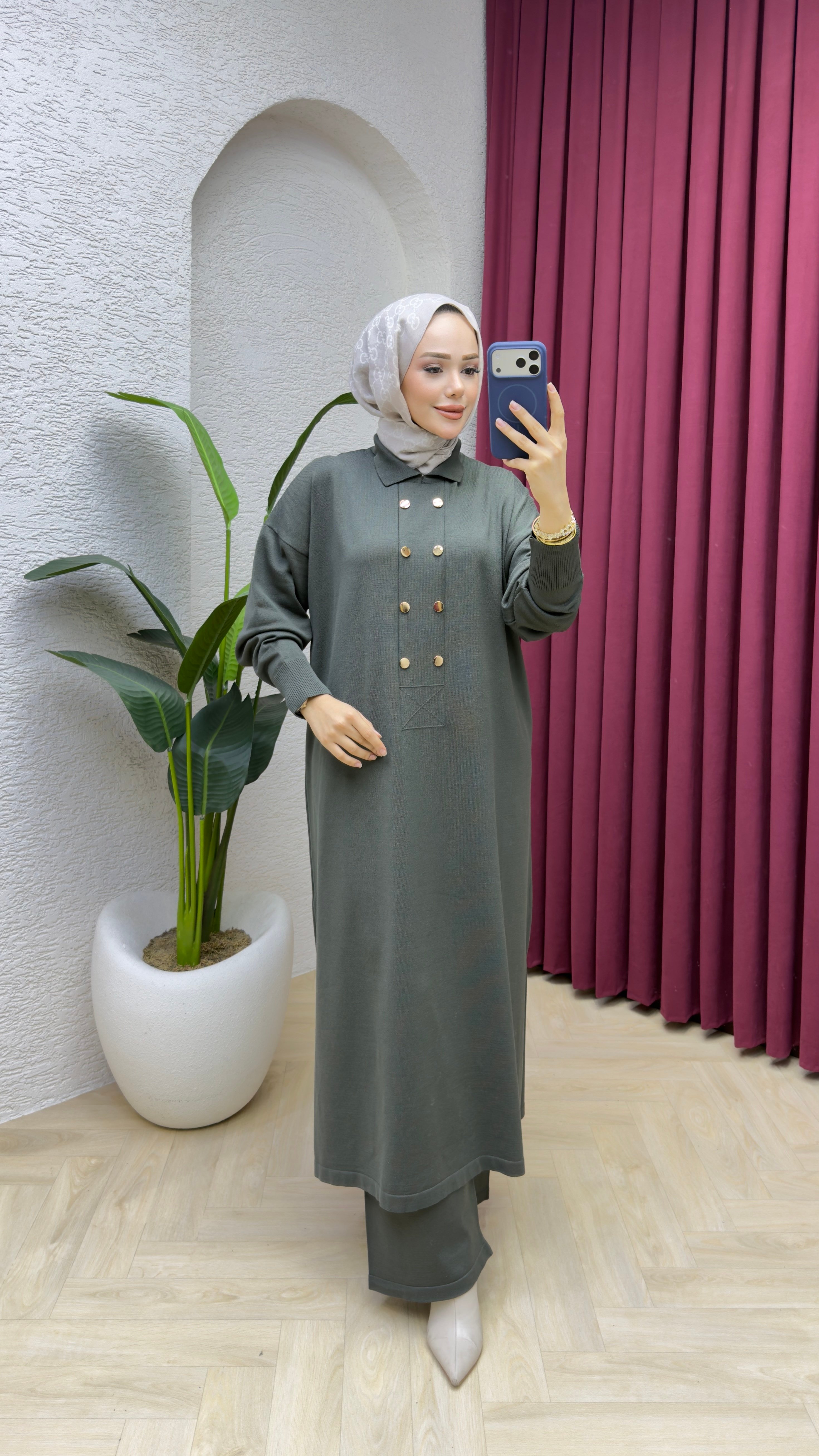 Dilara Merserize Takım 7041 Yeşil