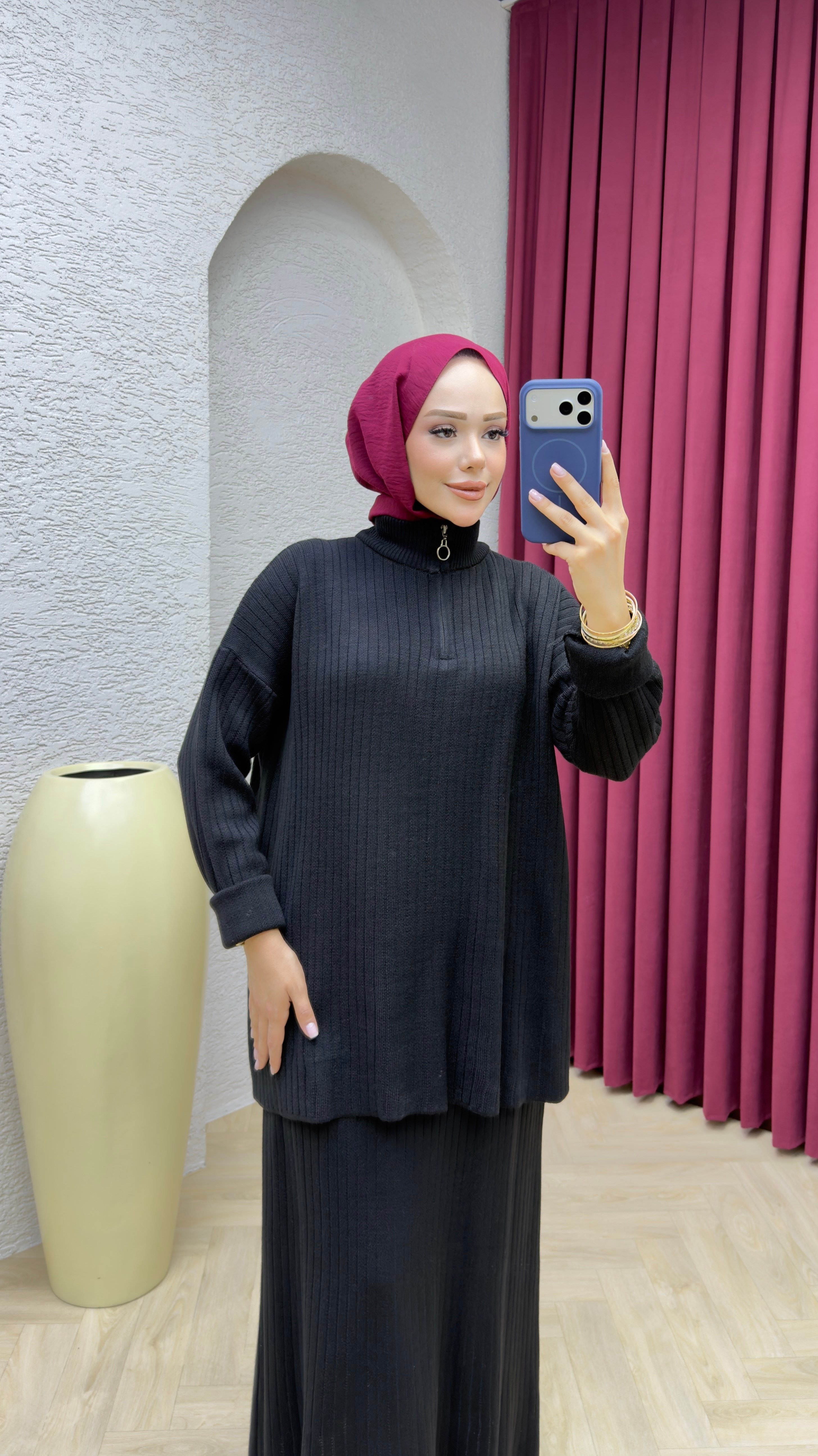 Esra Etekli Takım 1001 Siyah