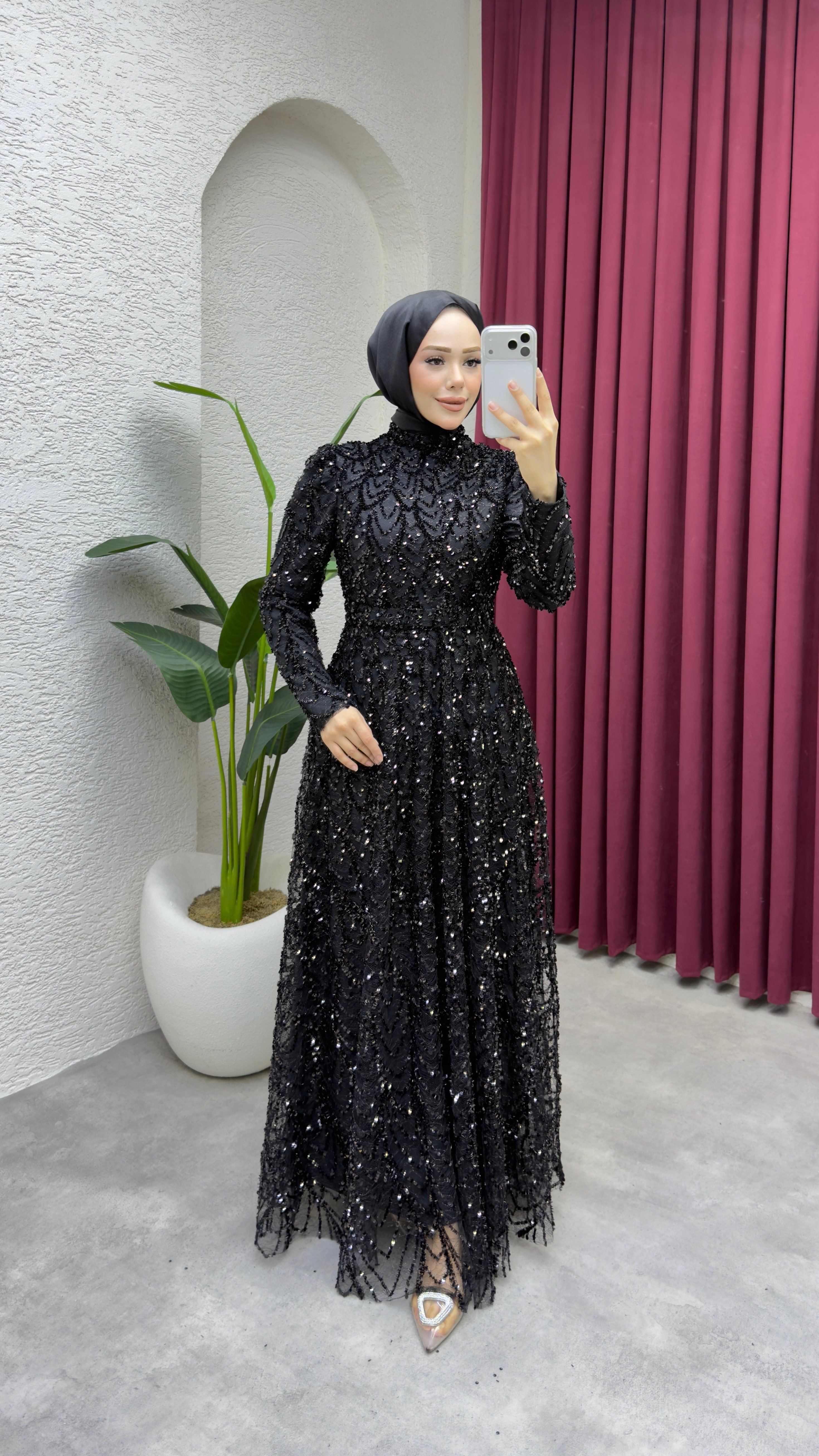 Hümeyra Abiye 1026 Siyah