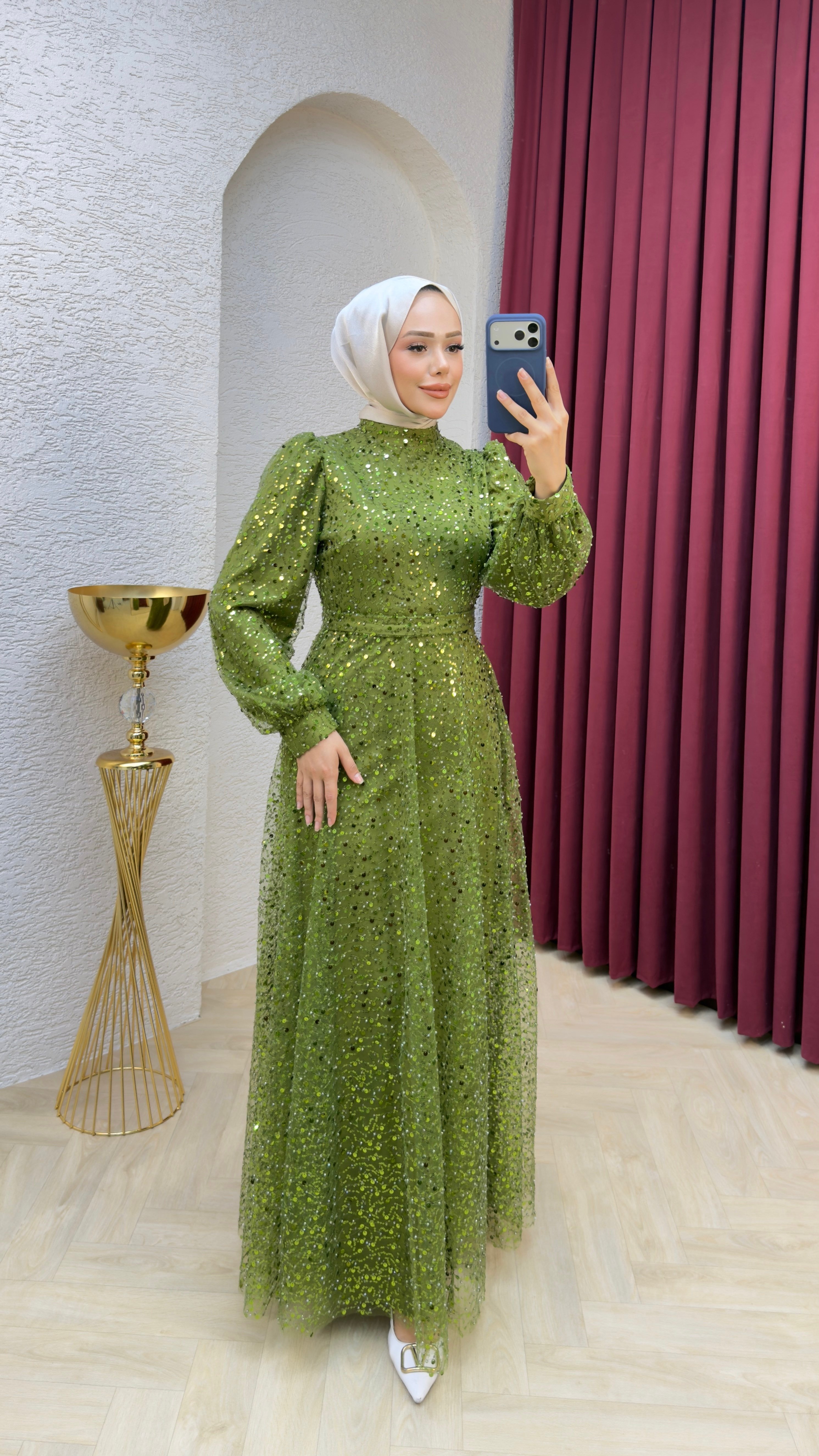 Maral Pullu Abiye 6653 Haki