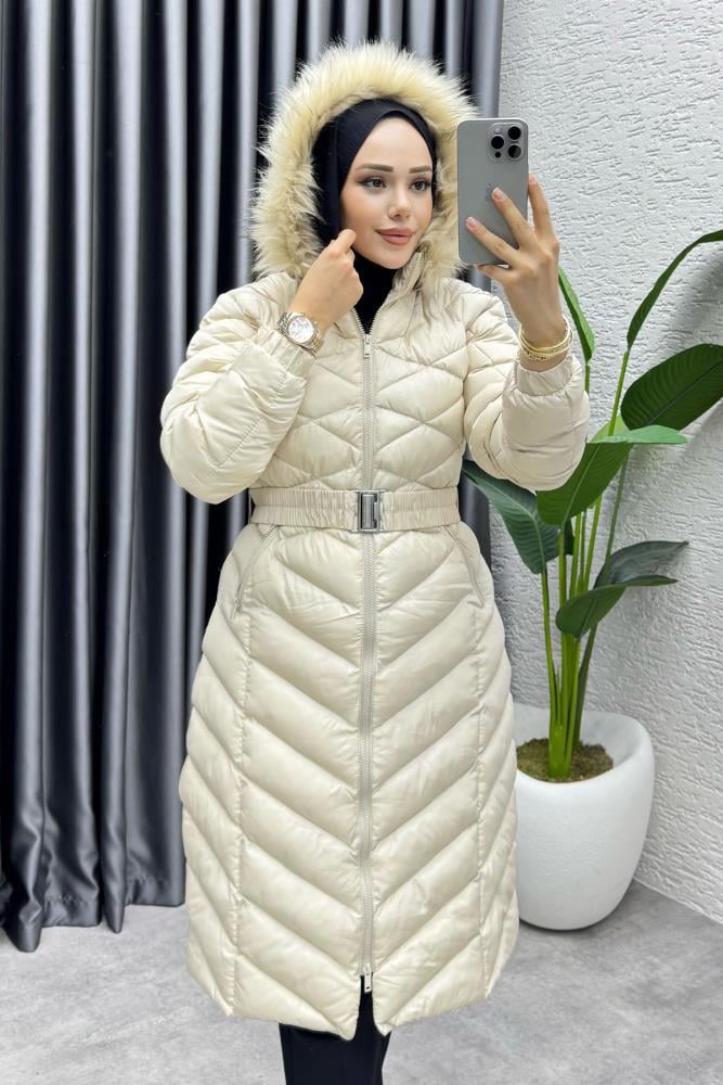 Royal Kapitone Şişme Mont | Taş