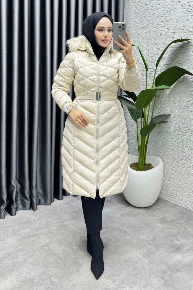 Royal Kapitone Şişme Mont | Taş