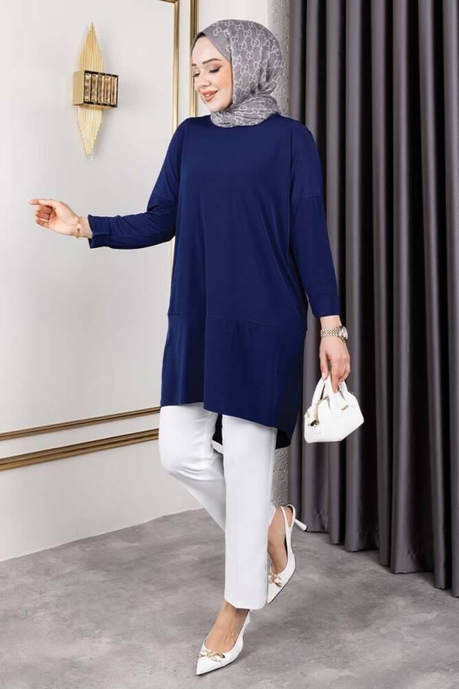 Sandy Makas Tunik | Lacivert