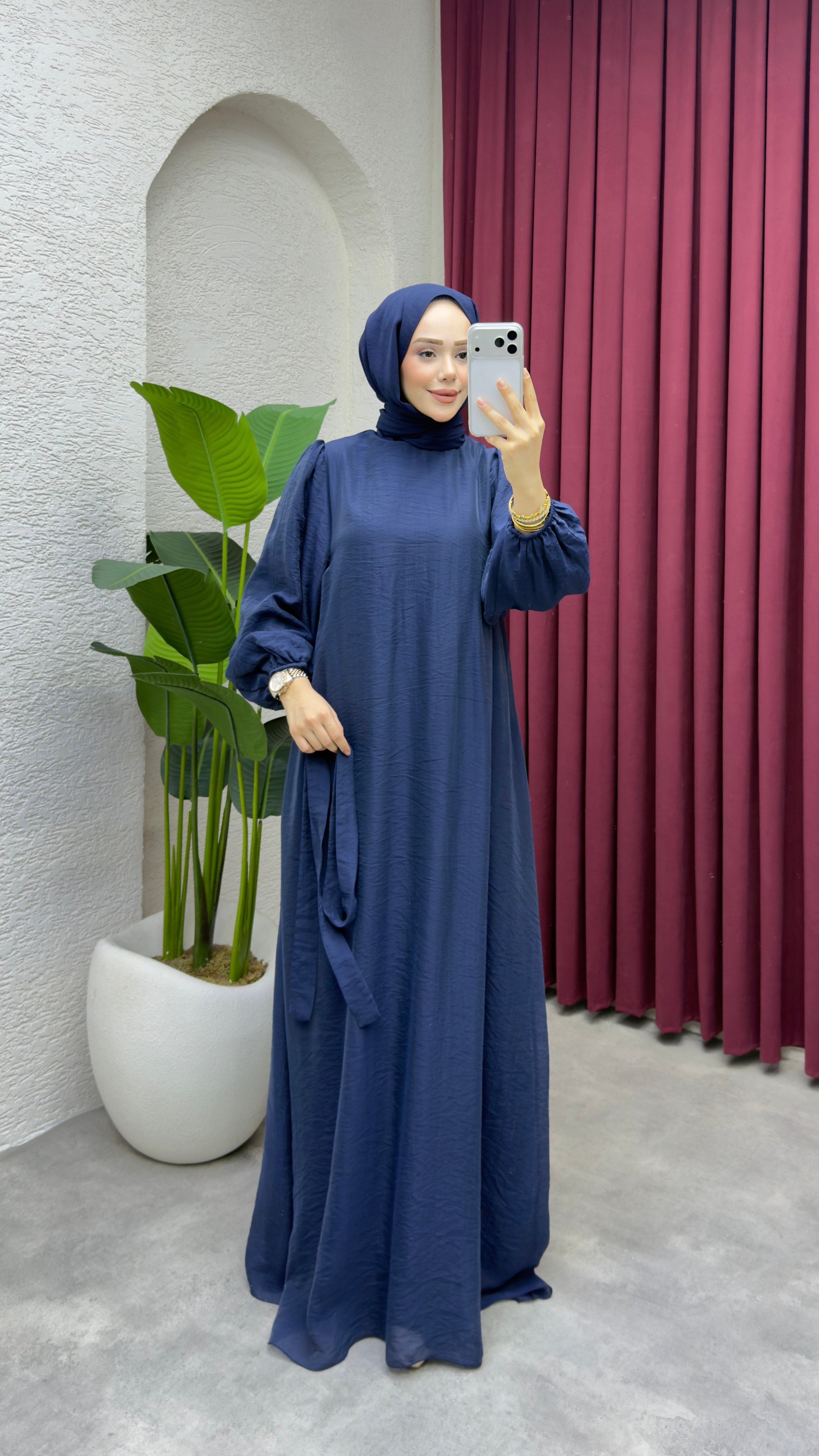 Selin Elbise 1025 Lacivert