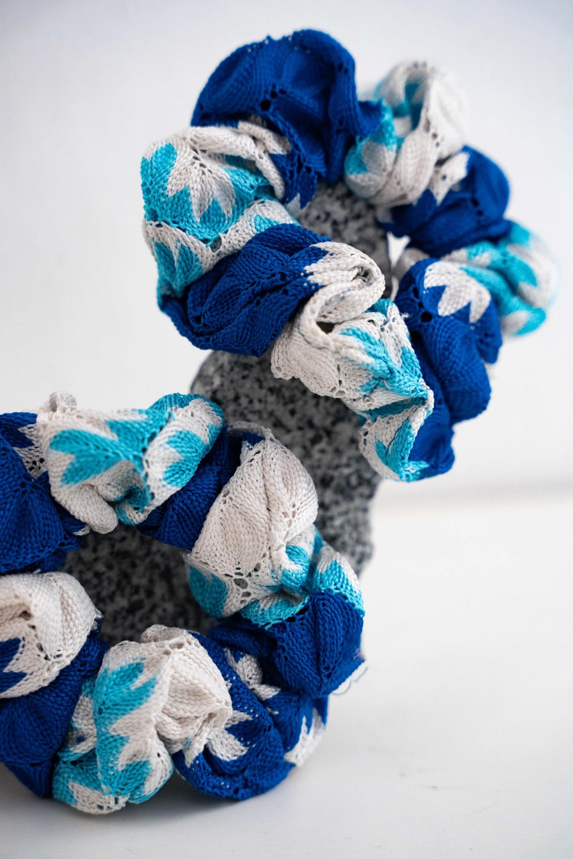 2’Lİ LASTİK TOKA (SCRUNCHIE) SETİ - PAMUK & KETEN LASTİK TOKA SETİ