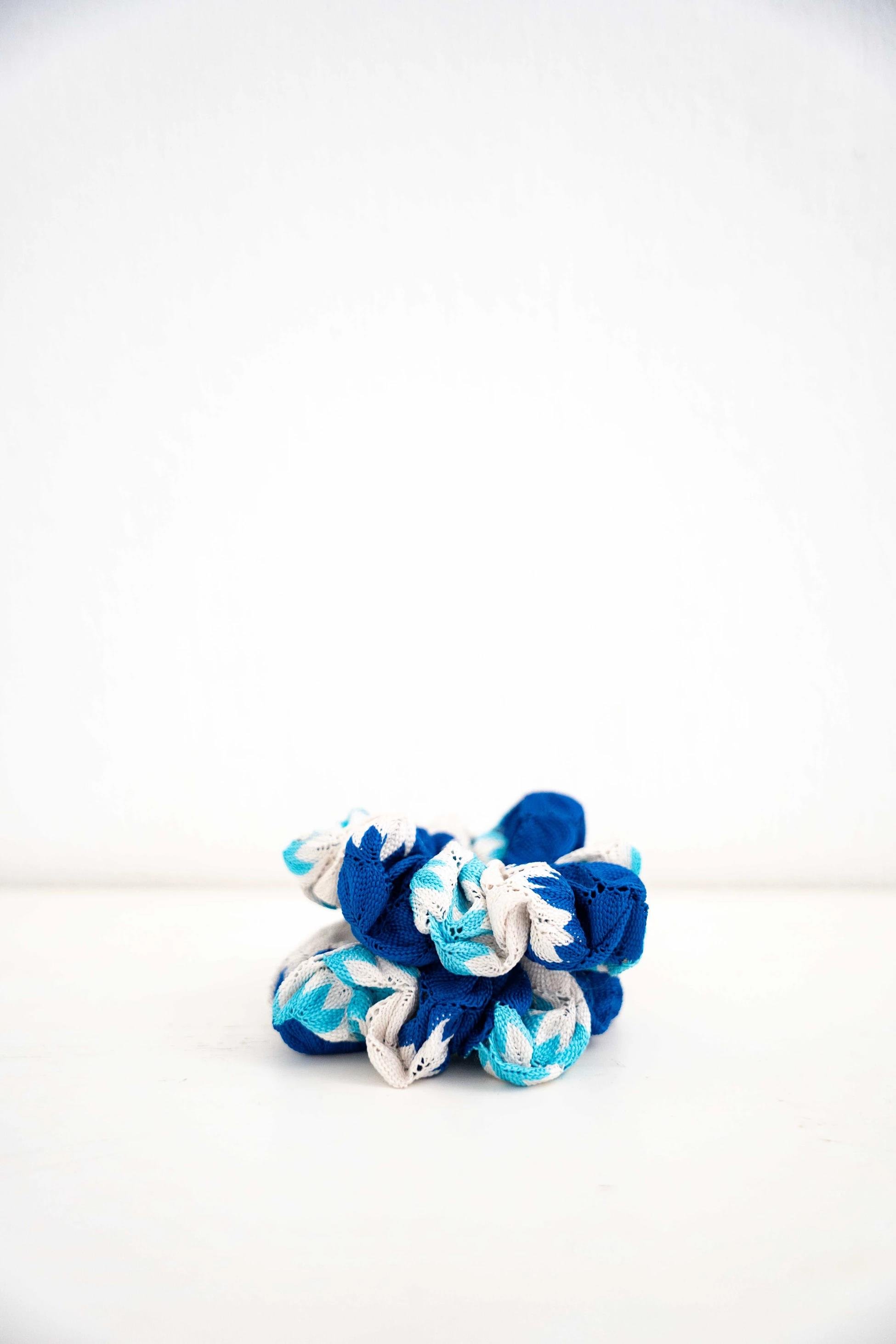 2’Lİ LASTİK TOKA (SCRUNCHIE) SETİ - PAMUK & KETEN LASTİK TOKA SETİ