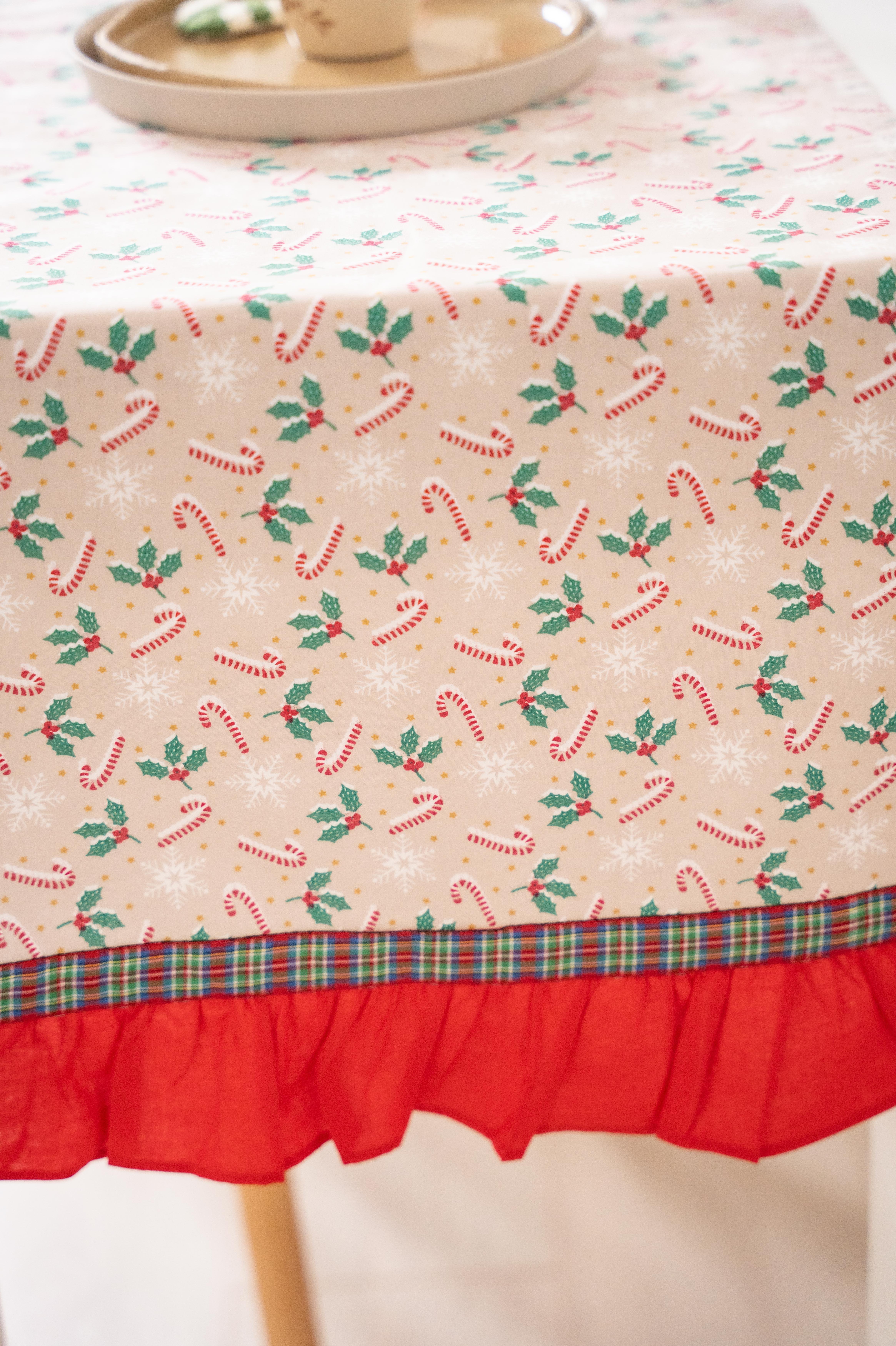 CANDY CANE YILBAŞI MASA RUNNER