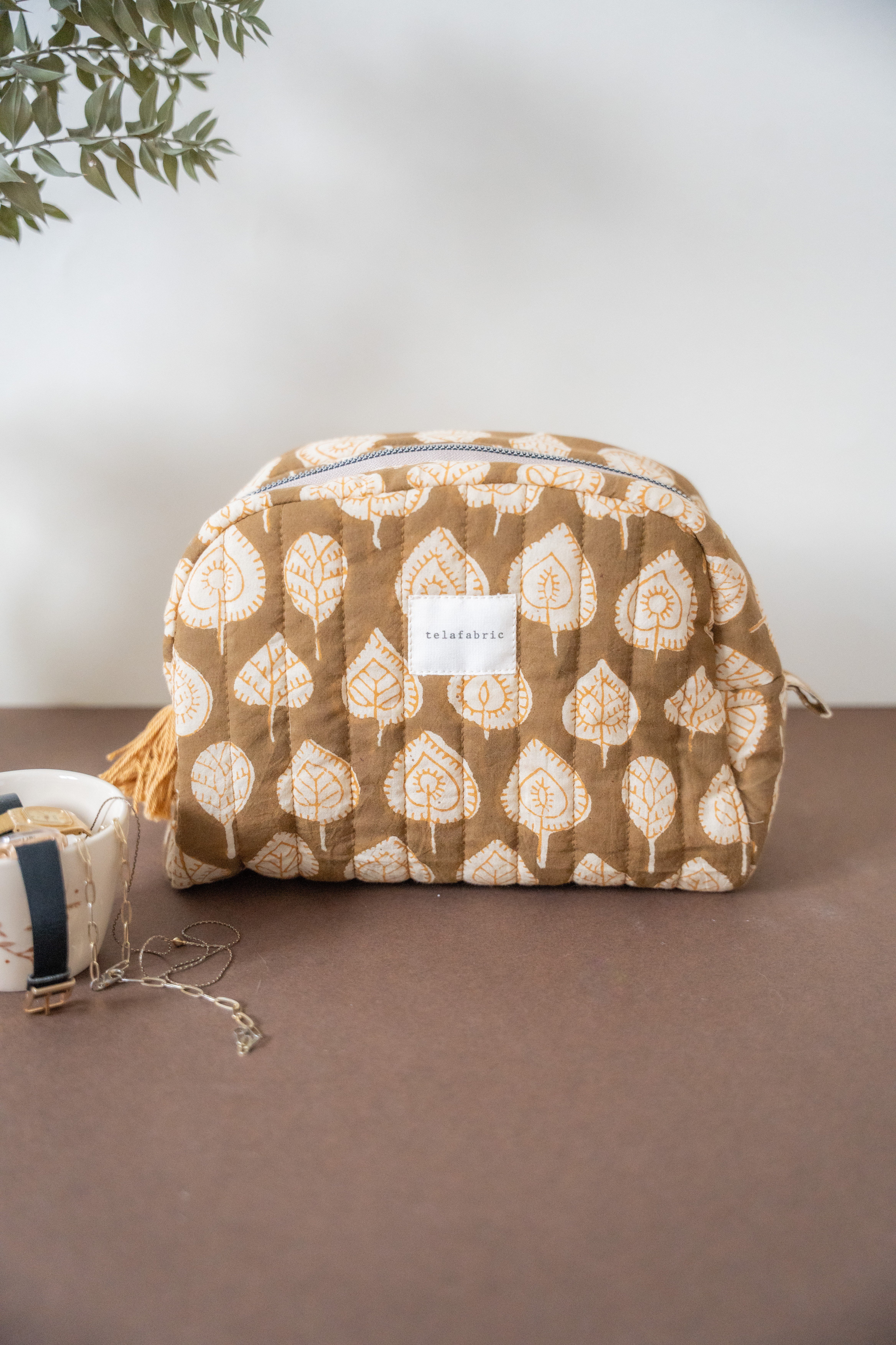 HAKİ & HARDAL  MAKYAJ ÇANTASI CLUTCH