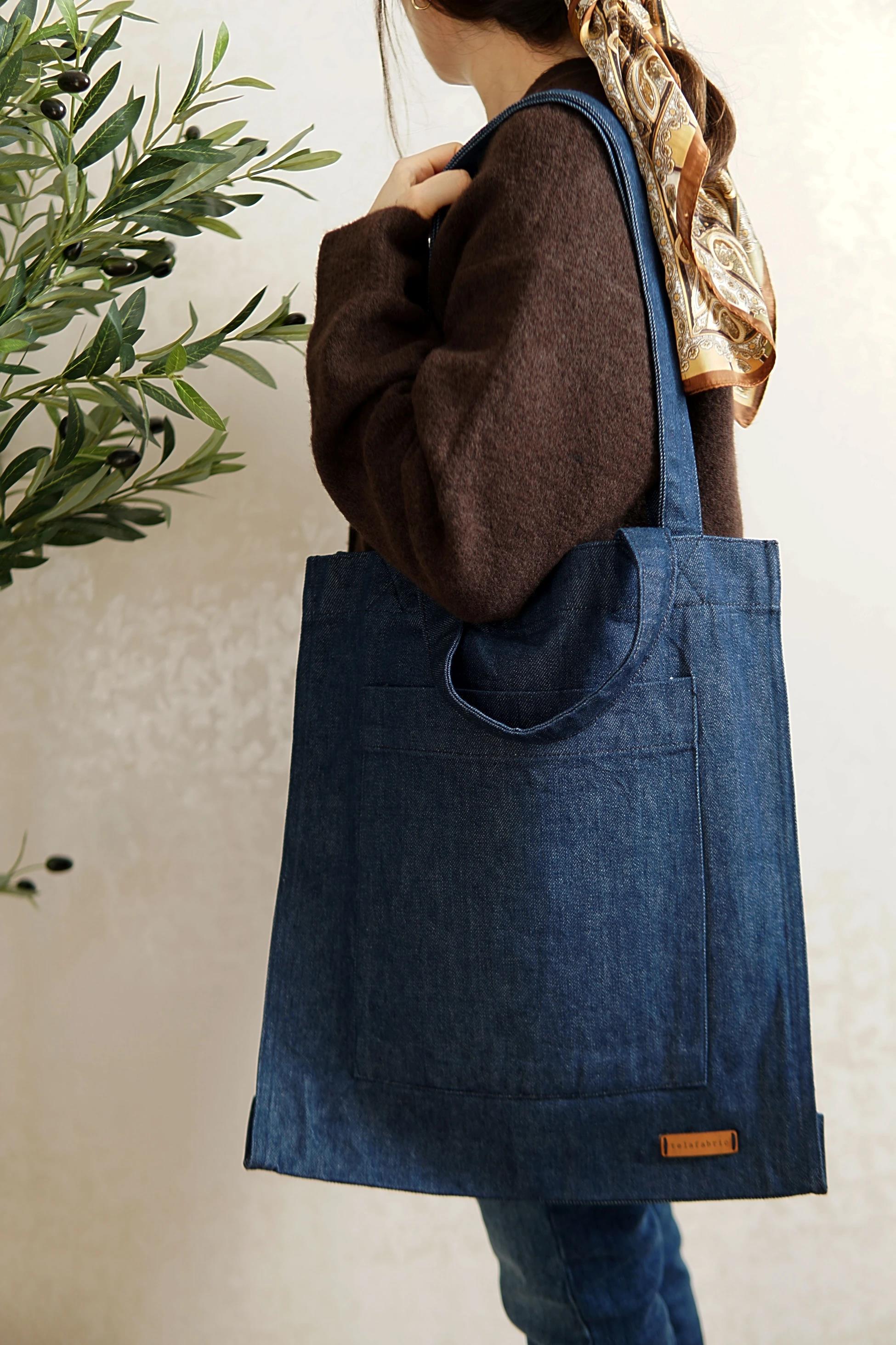 JEAN TOTE ÇANTA