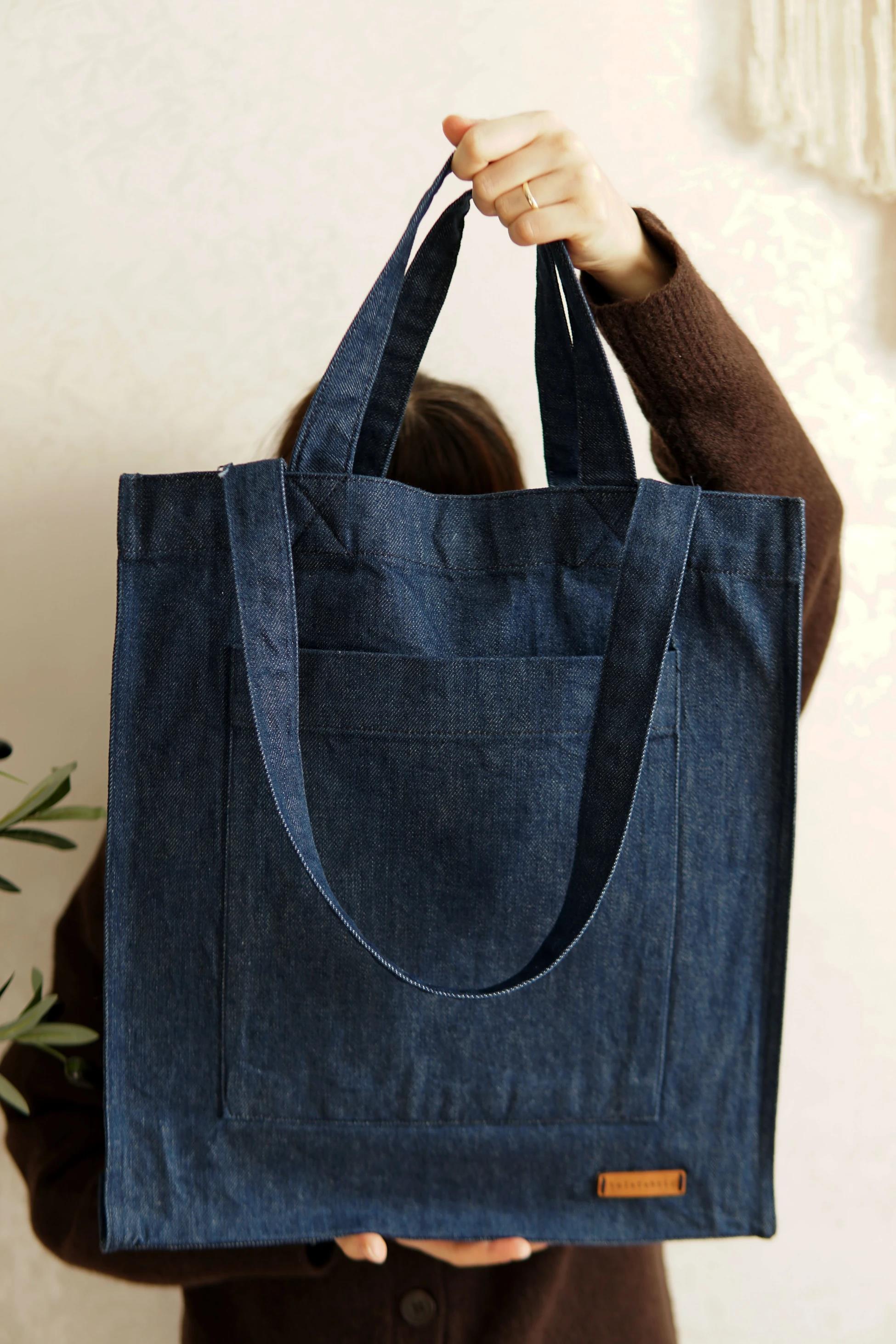JEAN TOTE ÇANTA